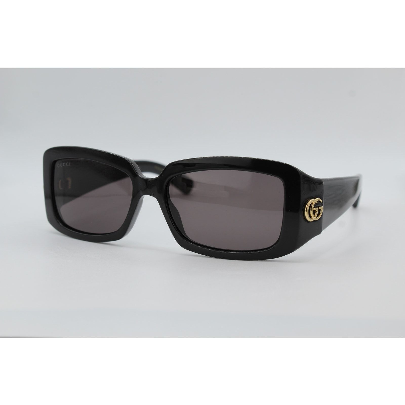 Gucci Gucci GG1403S 001 Black Acetate Rectangular Sunglasses Italy Size ONE SIZE - 3 Thumbnail