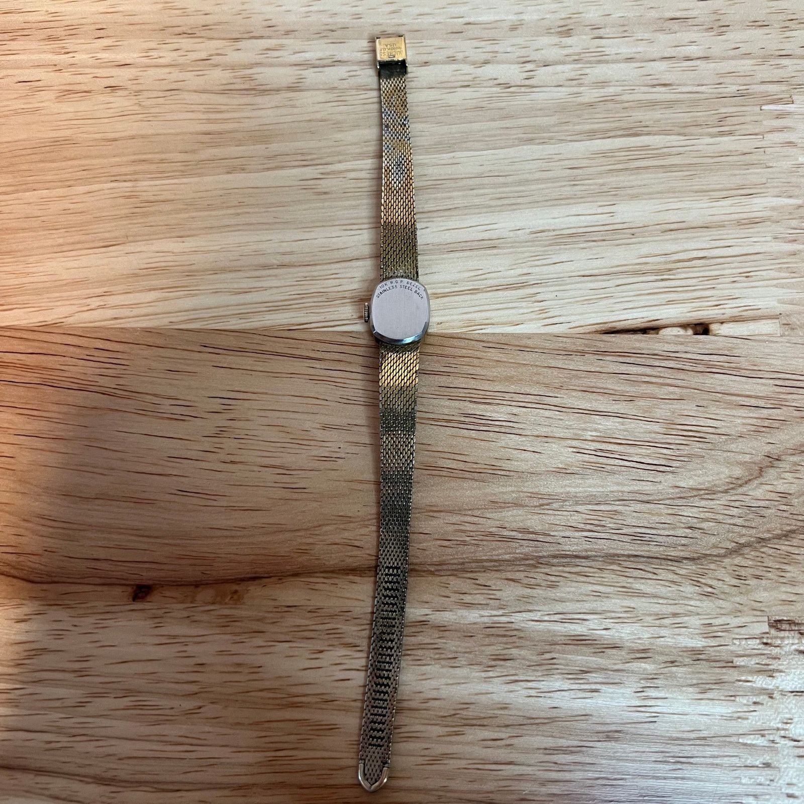 Vintage Flair 10K RGP GF Gold Vintage Ladies Gold Watch 17 Jewels Size ONE SIZE - 4 Thumbnail