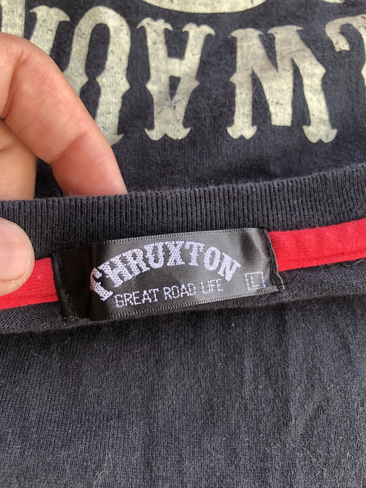 If Six Was Nine Vintage Black Icon Thruxton Milwaukee Skull Punk Shirt Tee Size US L / EU 52-54 / 3 - 11 Thumbnail