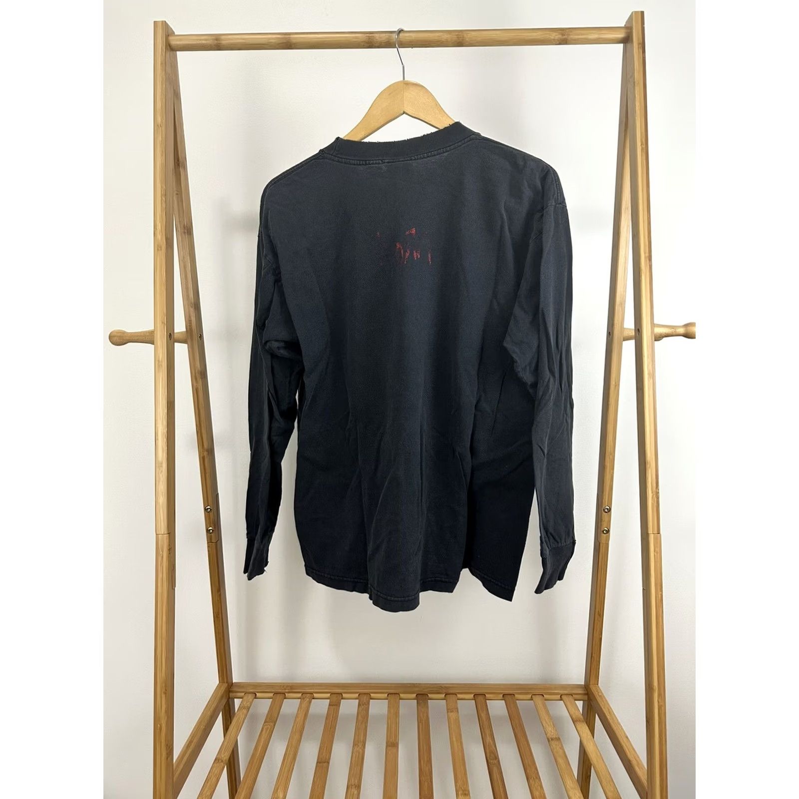 Thrasher VTG Giant Band T-Shirt Long Sleeve XL Black Mens Distressed Cartoon Animated Korn Concept Size US XL / EU 56 / 4 - 2 Thumbnail