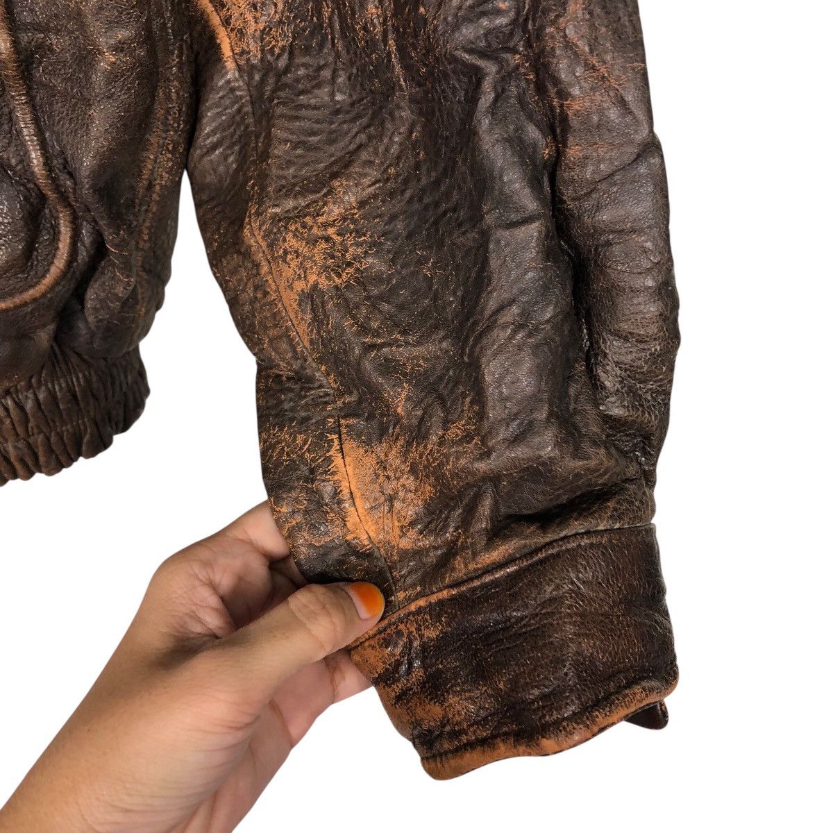 Japanese Brand 📌Vintage Riot Leather Jacket Blanket Atsukawa Issey Miyake Size US M / EU 48-50 / 2 - 16 Thumbnail