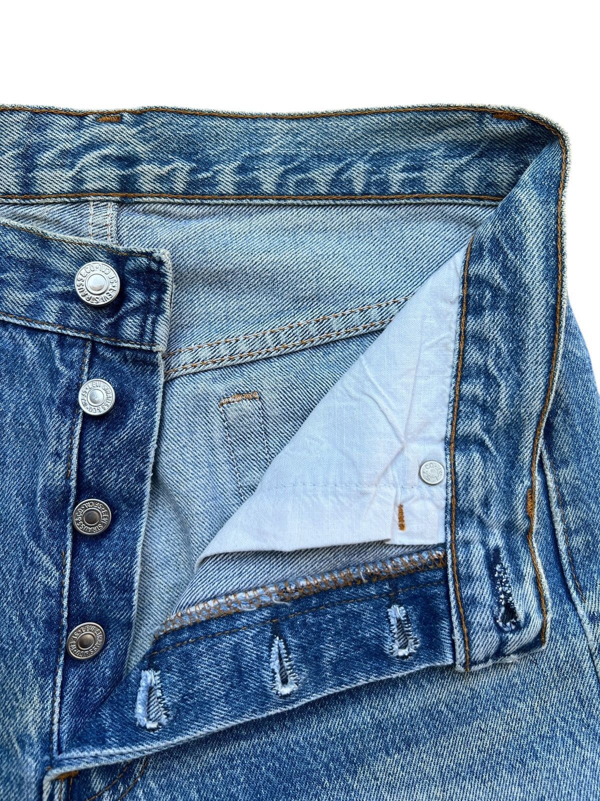 Levi's Vintage 90s Levis 501 Stonewash Denim Jeans Size US 30 / EU 46 - 9 Thumbnail