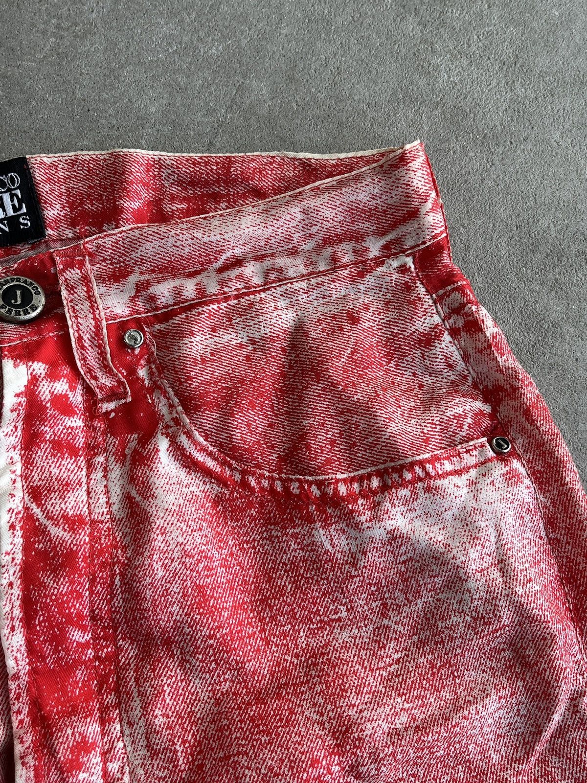 Other Vintage Italian Trompe Denim Trousers Size 24" / US 00 / IT 34 - 4 Thumbnail