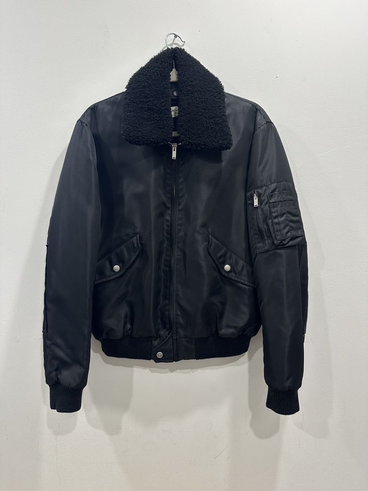 Saint Laurent Paris Saint Laurent Nylon Bomber Size US S / EU 44-46 / 1 - 1 Thumbnail