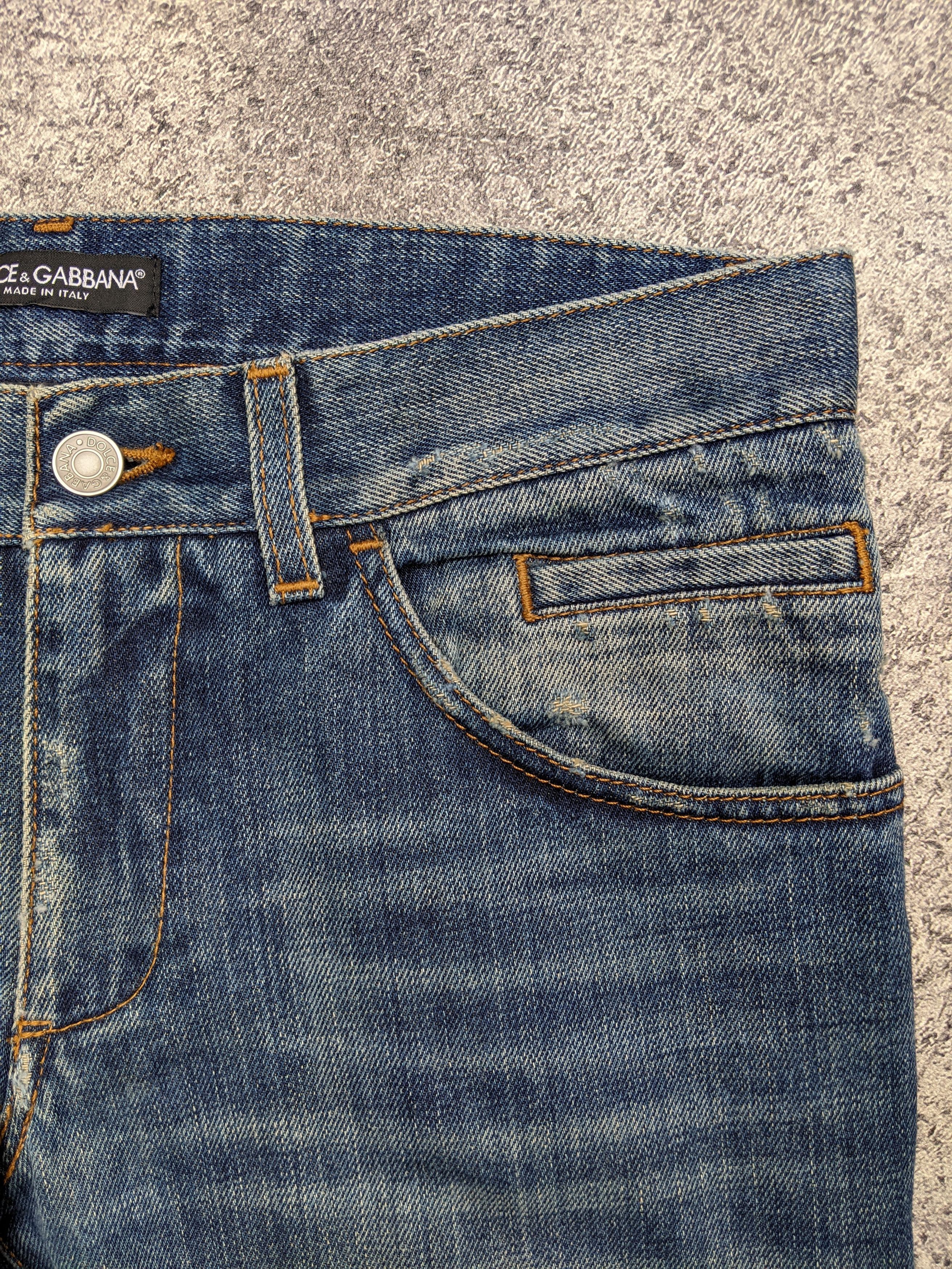 Dolce & Gabbana Dolce Gabbana Washed Denim Jeans Size US 28 / EU 44 - 5 Thumbnail