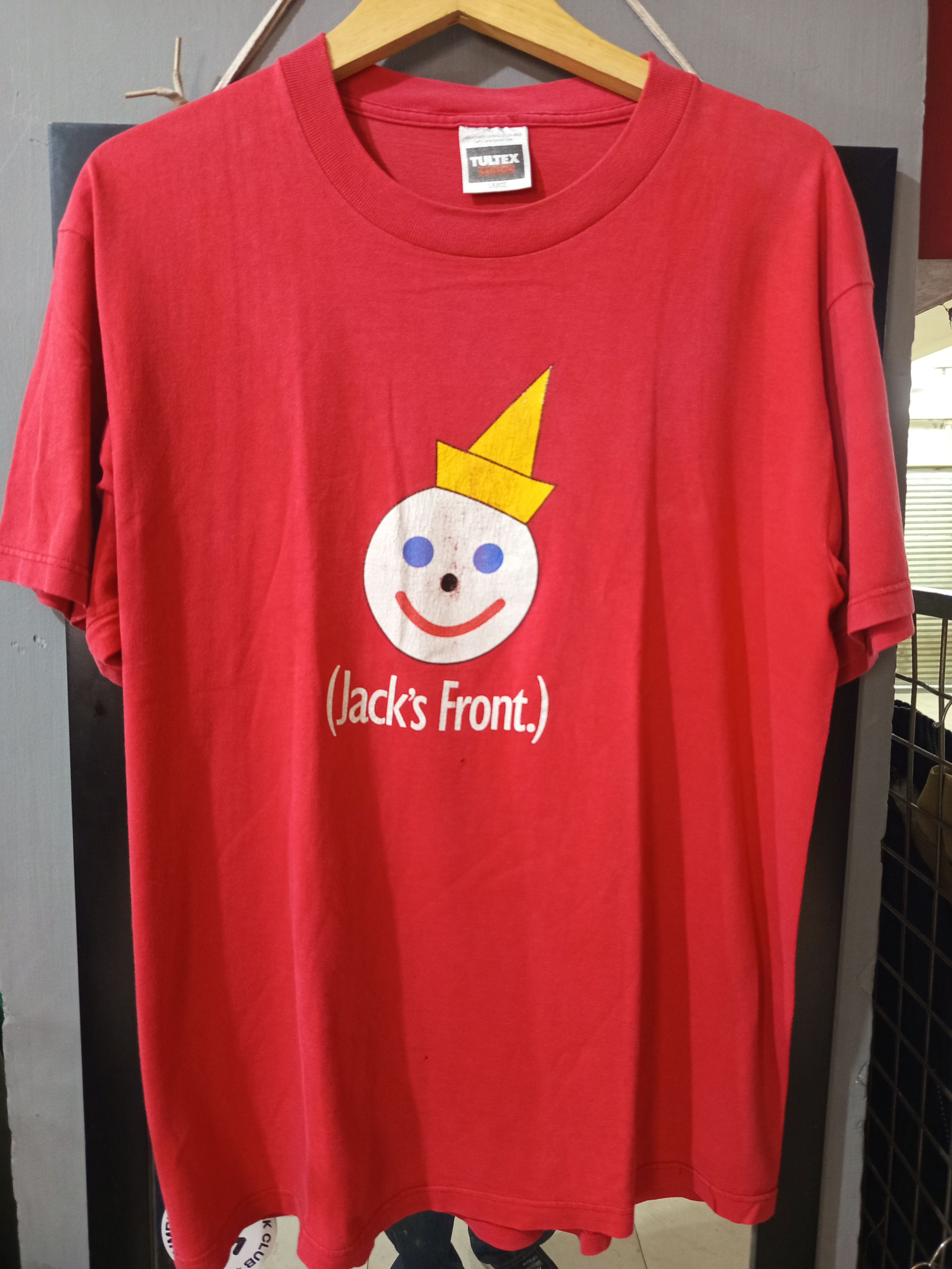 Vintage Jack in the Box “Jack’s Back” Promo Tee Size US L / EU 52-54 / 3 - 1 Thumbnail