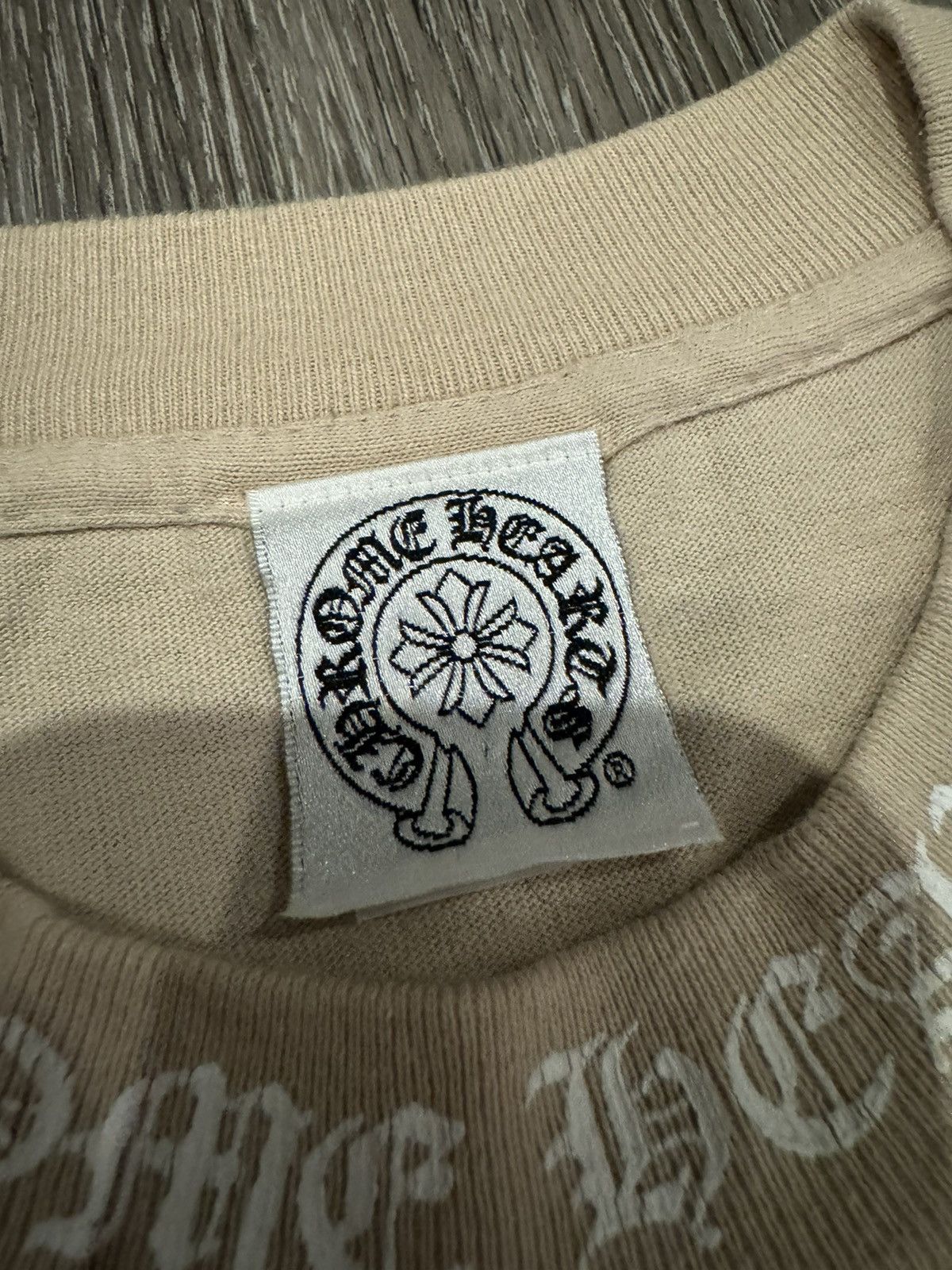 Chrome Hearts Chrome Hearts x Browns London Cream Beige Tee Small Size US S / EU 44-46 / 1 - 8 Thumbnail