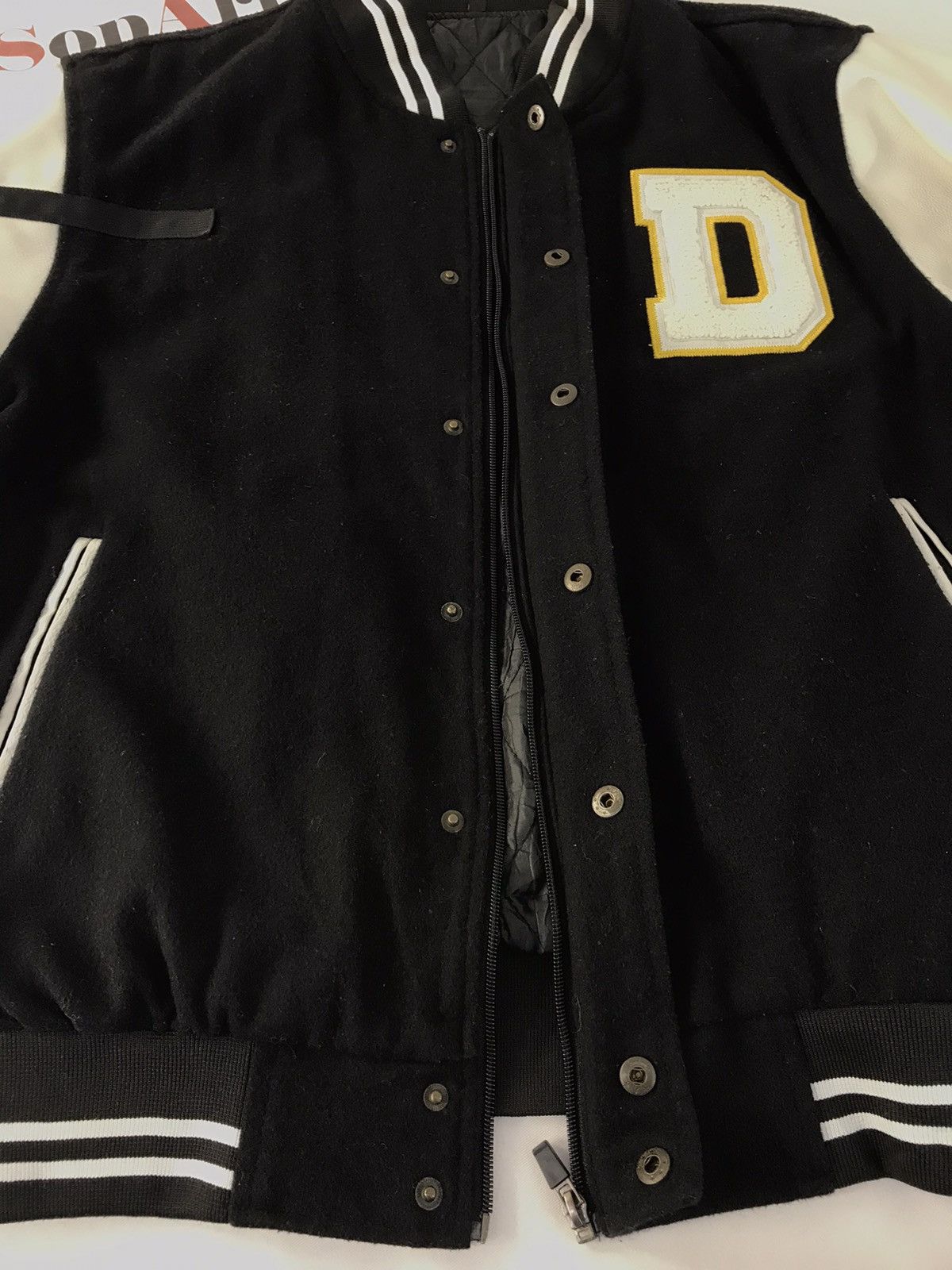 Japanese Brand Vtg Dankook University Varsity Jacket Leather Snap Button Size US L / EU 52-54 / 3 - 10 Thumbnail