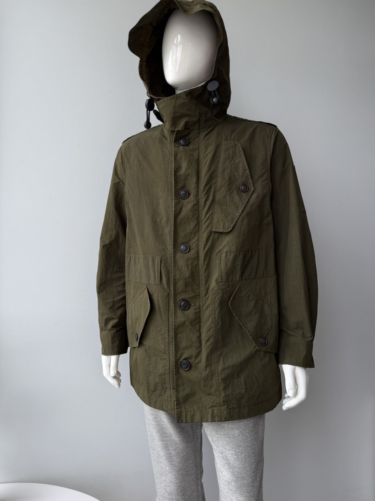 Burberry RRP $1900 Burberry Wool Blend Military Belted Parka L Size US L / EU 52-54 / 3 - 5 Thumbnail