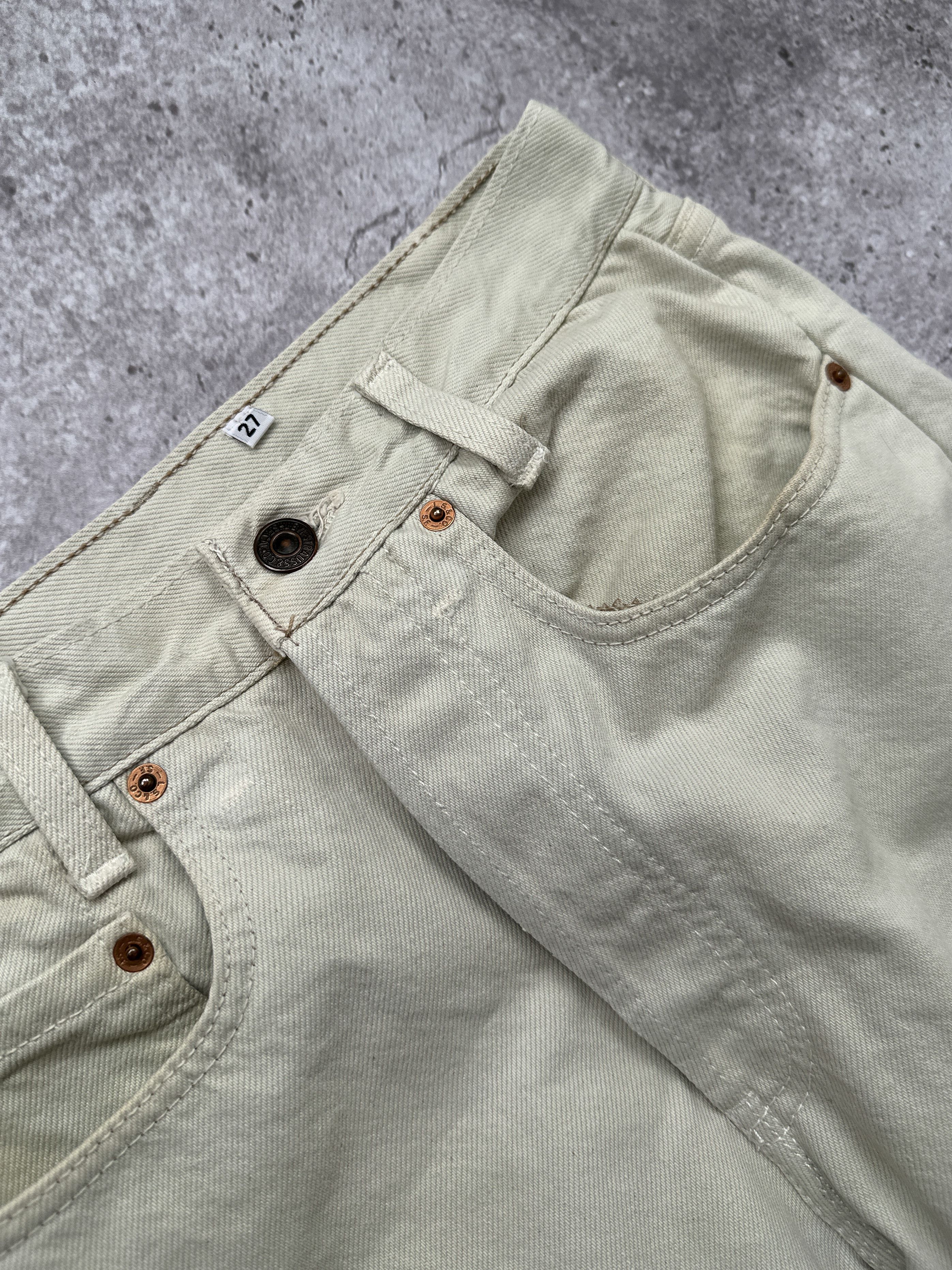 Levi's Vintage Levi's Cream Denim Pants Jeans Size 27" / US 4 / IT 40 - 11 Thumbnail
