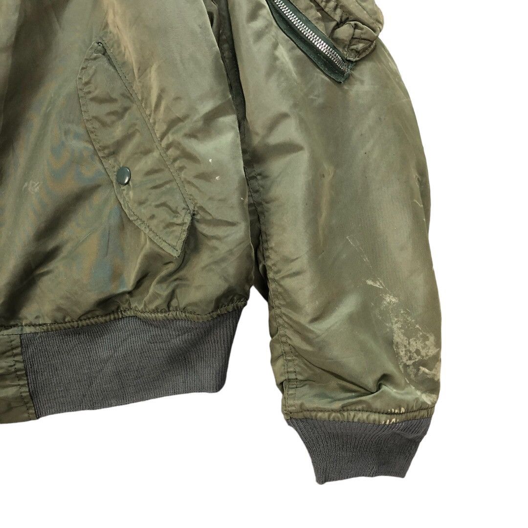 Alpha Industries Vintage ALPHA Made In Usa USAF MA-1 Bomber Jacket #4878-37 Size US L / EU 52-54 / 3 - 9 Thumbnail