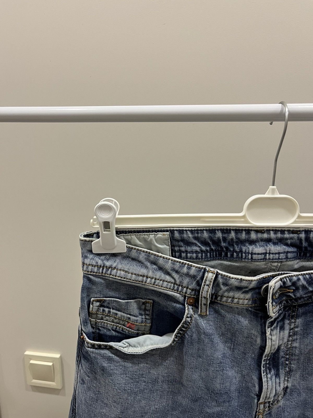 Diesel Distressed Denim Y2k Diesel Vintage Jeans Style Slim Size US 33 - 6 Thumbnail