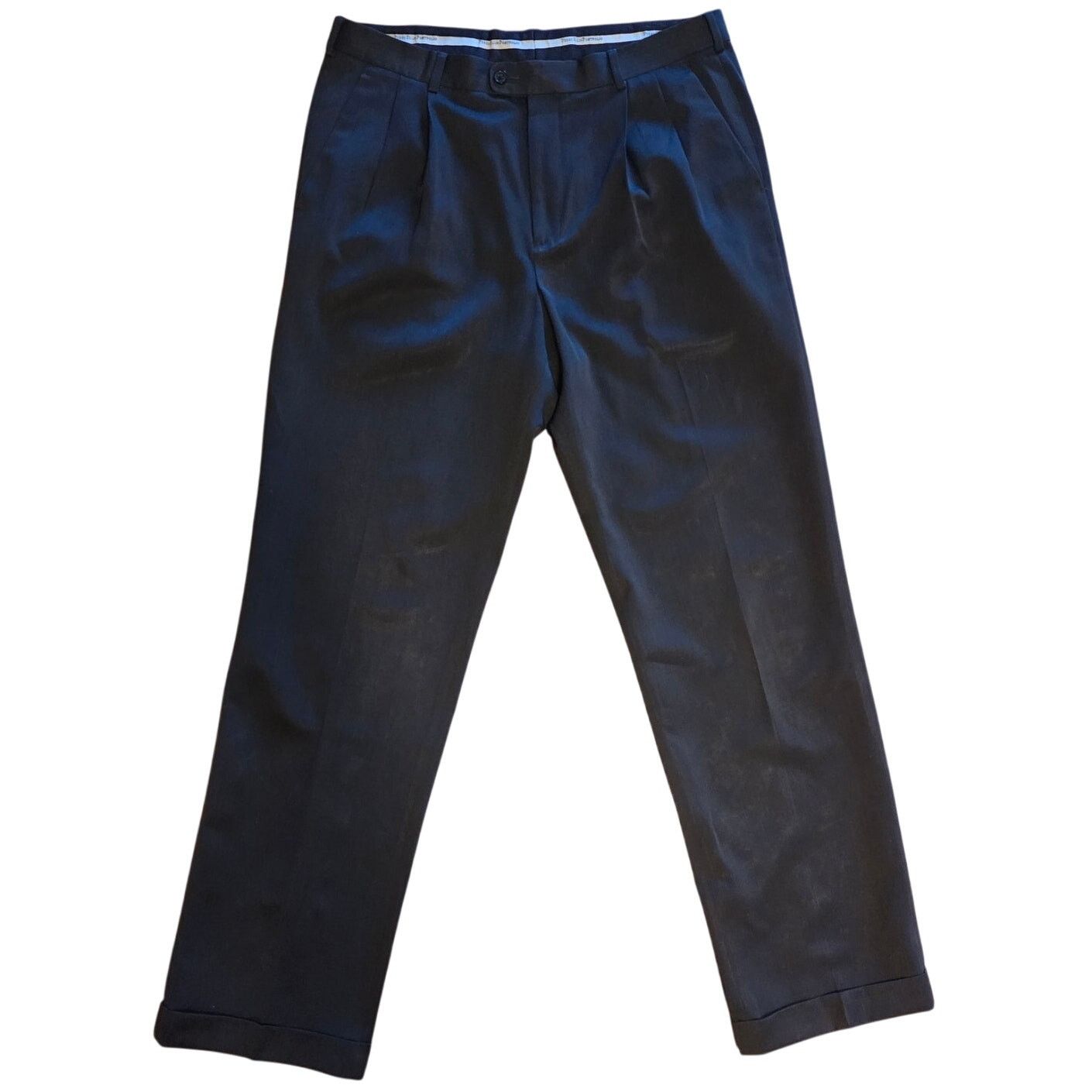 Perry Ellis Perry Ellis Portfolio Black Business Pants - Size W34 L32 Size 34" / US 12 / IT 48 - 1 Thumbnail