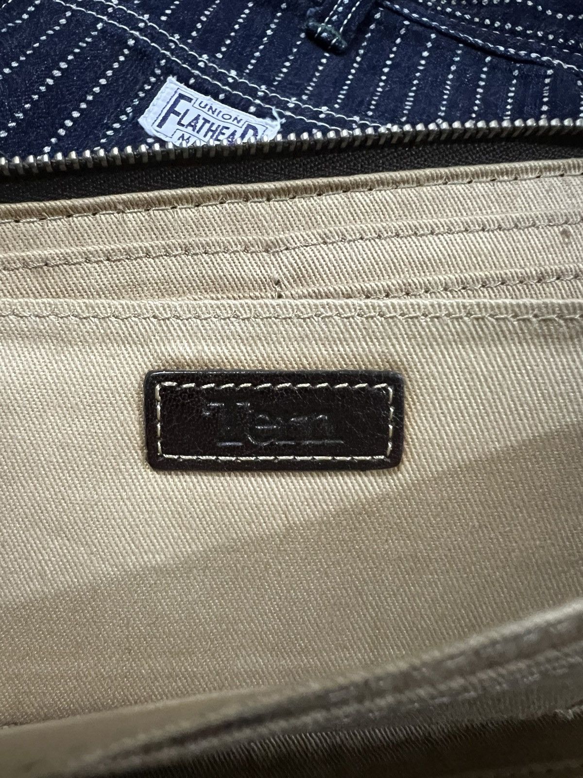 Genuine Leather × Pure Blue Japan × Redmoon Double Zipper Multi Slot Card & Money Leather Long Wallet Size ONE SIZE - 7 Thumbnail