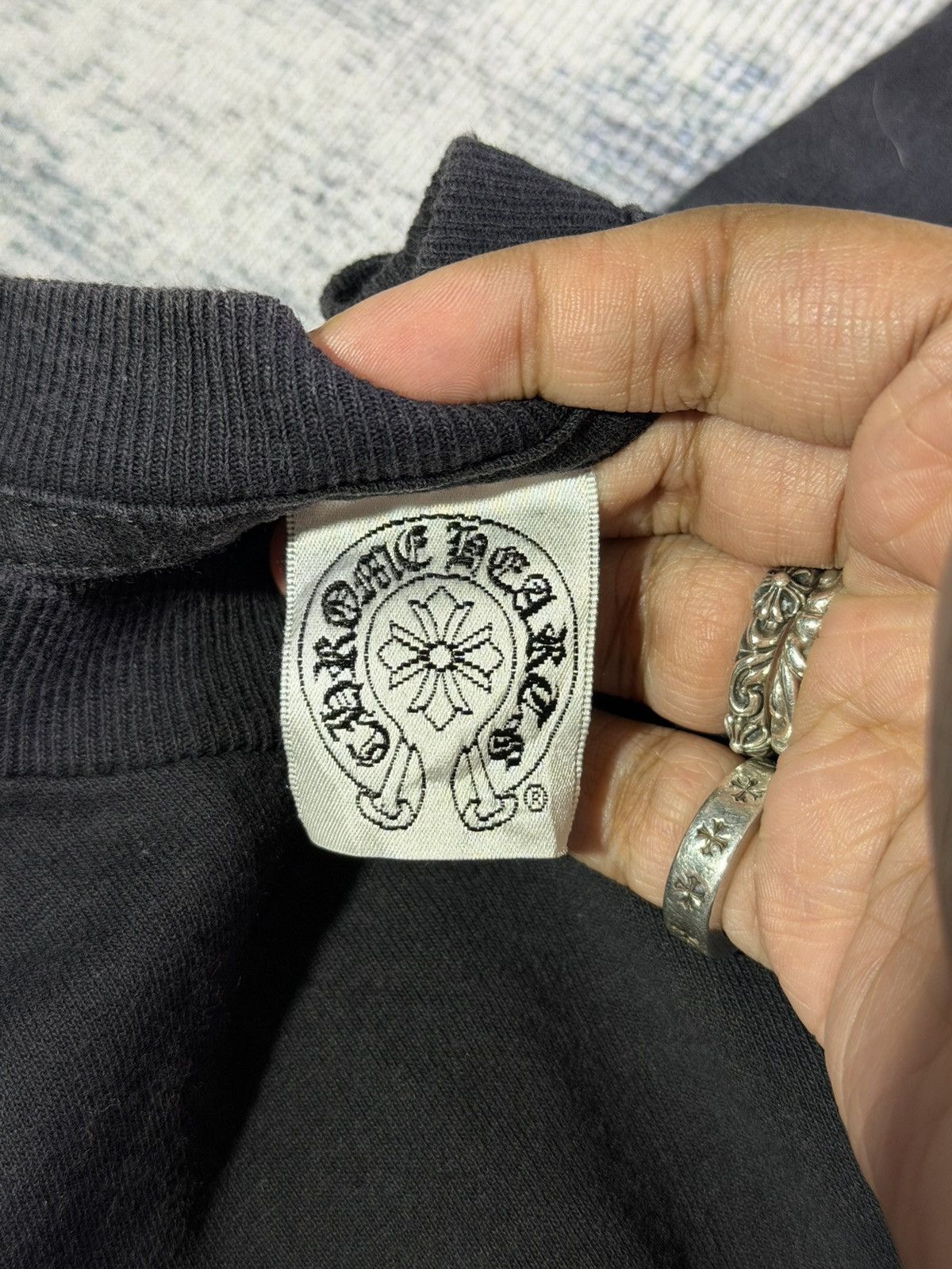 Chrome Hearts 2000s Y2K Blue Horseshoe Scroll Size US S / EU 44-46 / 1 - 9 Thumbnail