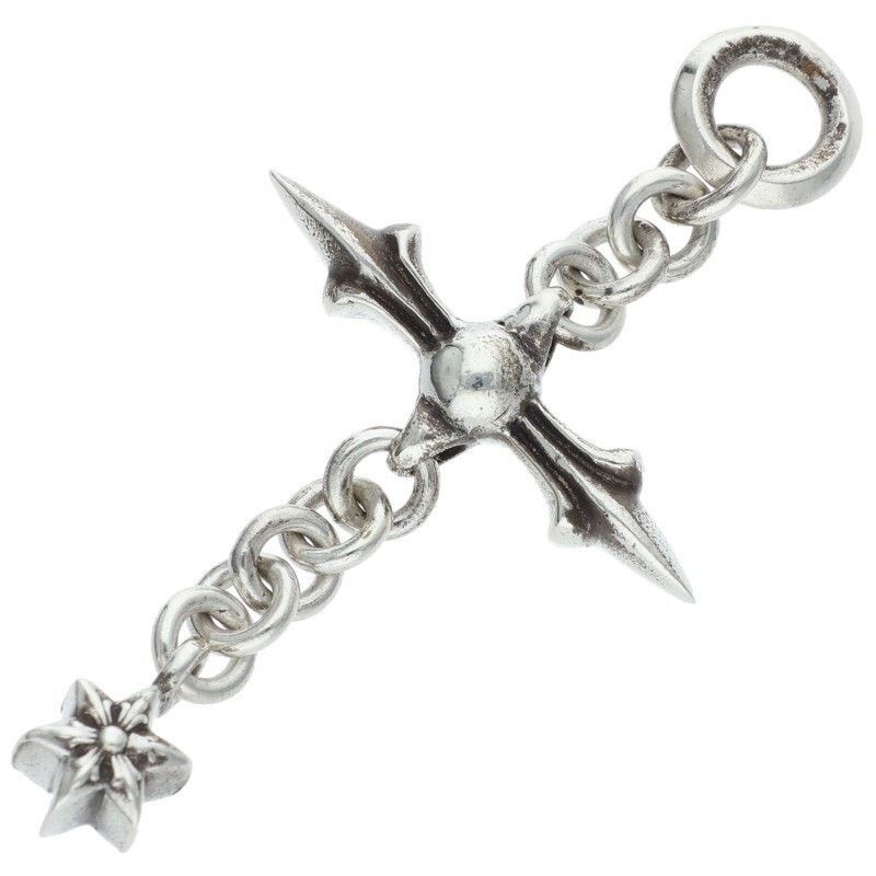 Chrome Hearts CHROME HEARTS ROLY CROSS Silver Necklace Size ONE SIZE - 2 Thumbnail