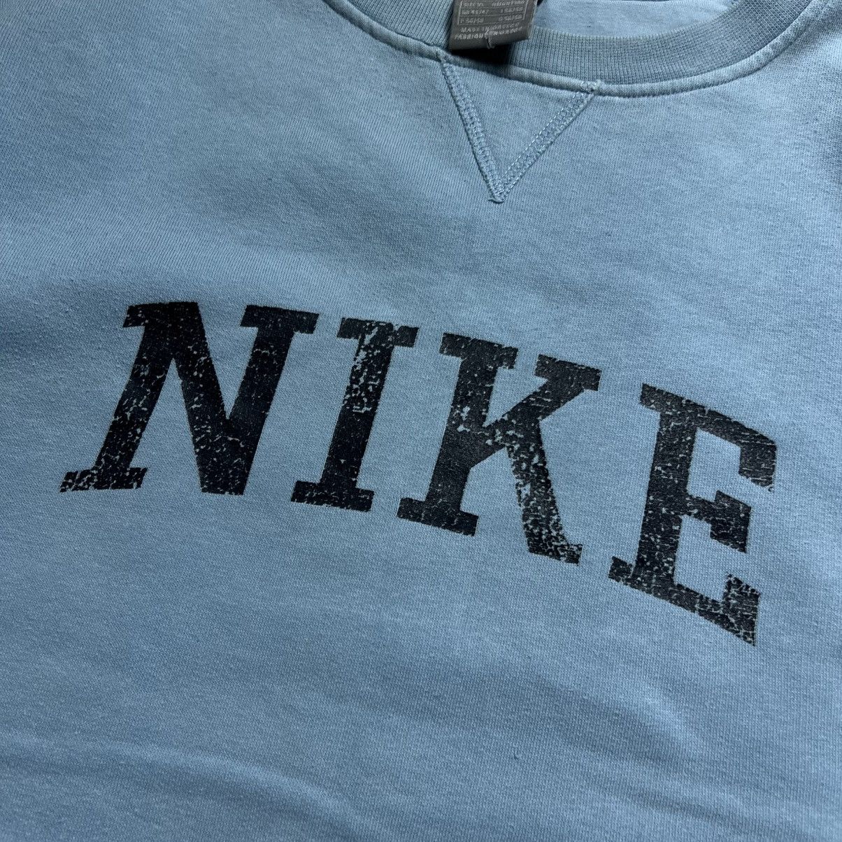 Nike 90s NIKE SPELLOUT BIG LOGO VINTAGE Y2K OVERSIZED SWEATSHIRT Size US XL / EU 56 / 4 - 4 Thumbnail
