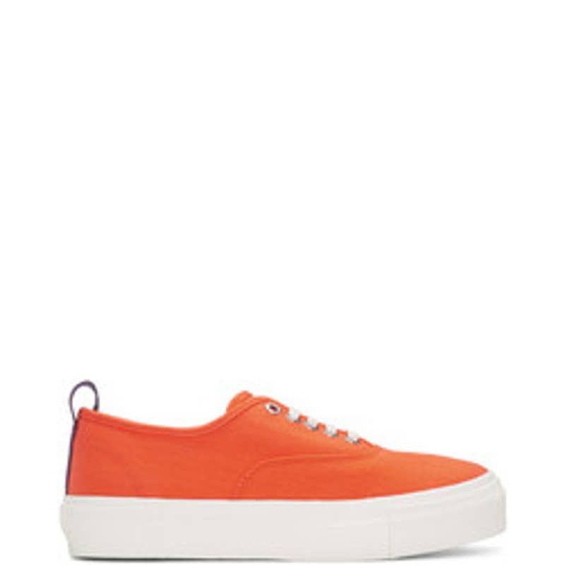 Eytys (80% OFF STORE CLOSURE) Eytys Orange Canvas Sneakers Size US 9 / EU 42 - 3 Thumbnail