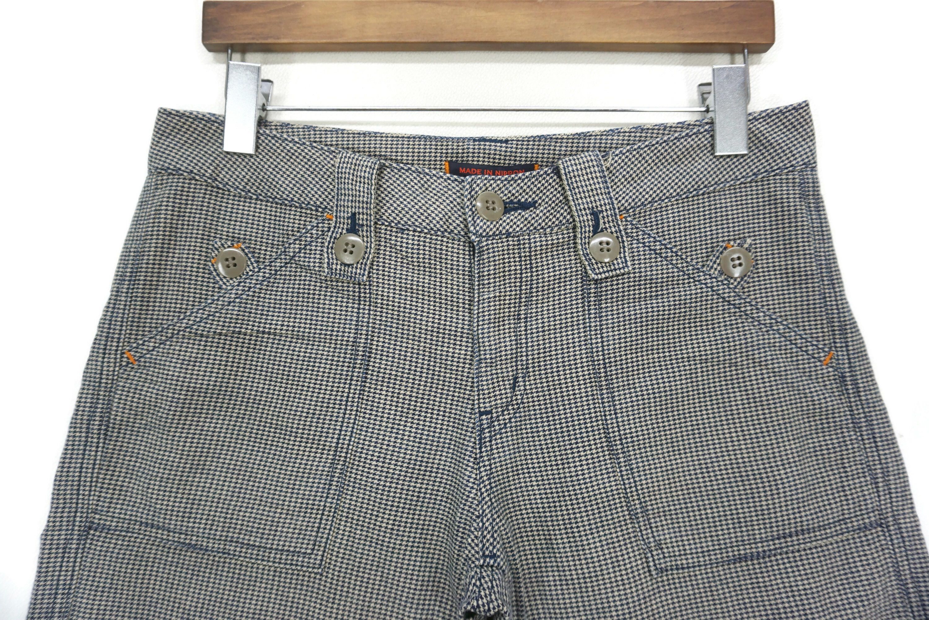 Japanese Brand Et Boite Jeans fit W31xL27.5 Cropped Wide-Leg Hickory Japan Size 28" / US 6 / IT 42 - 3 Thumbnail