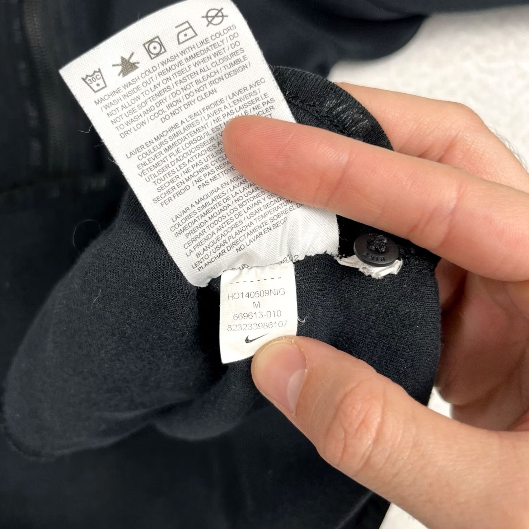 Nike Nike Tech Fleece Hoodie Jacket Full Zip Black Women's Medium 669613-010 Size M / US 6-8 / IT 42-44 - 6 Thumbnail
