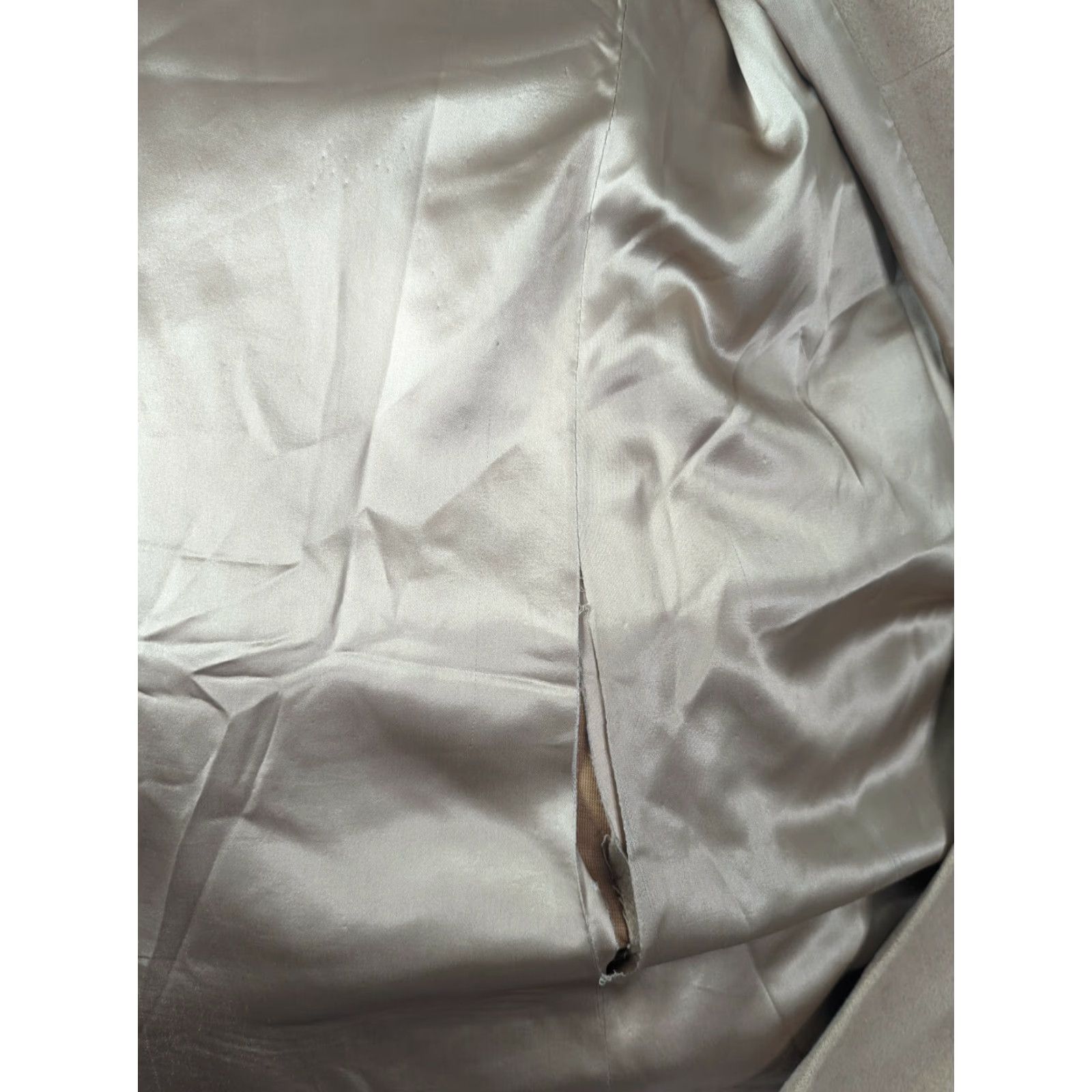 Camel VINTAGE Fur Trim 100% Camel Hair Long Trench Pea Coat Jacket Large 14/16 Beige Women Coat Size L / US 10 / IT 46 - 5 Thumbnail