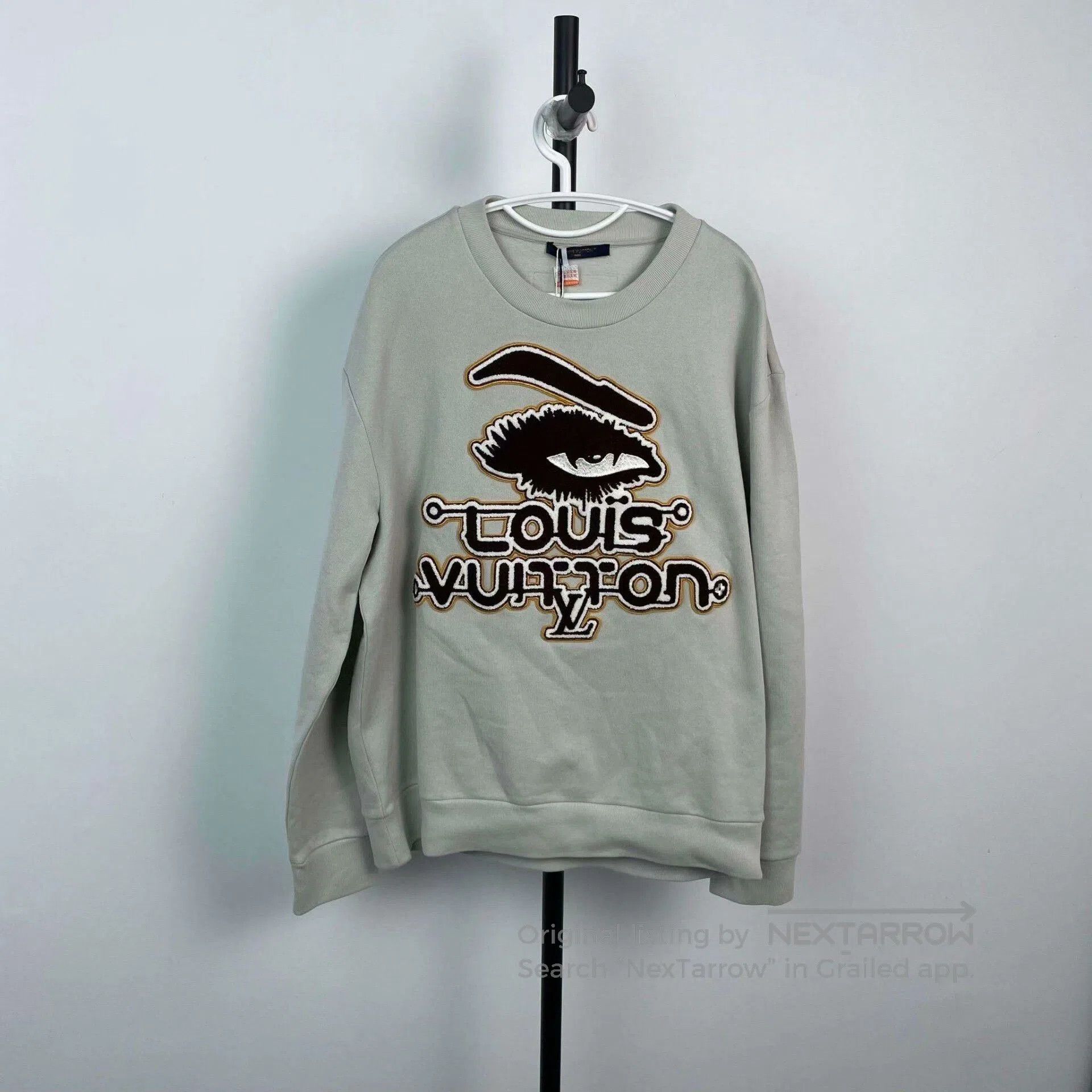 Louis Vuitton Louis Vuitton Eye Embroidery Sweatshirt XXL. Size US XXL / EU 58 / 5 - 1 Thumbnail