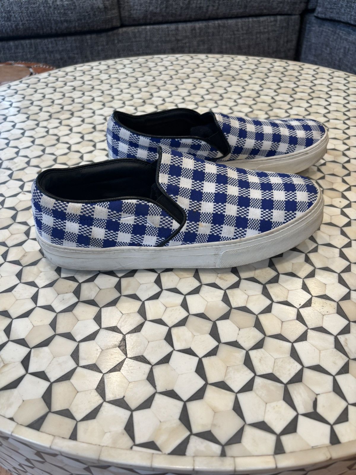 Celine Celine Cobalt Canvas Slip Ons Size US 8.5 / EU 41-42 - 2 Thumbnail