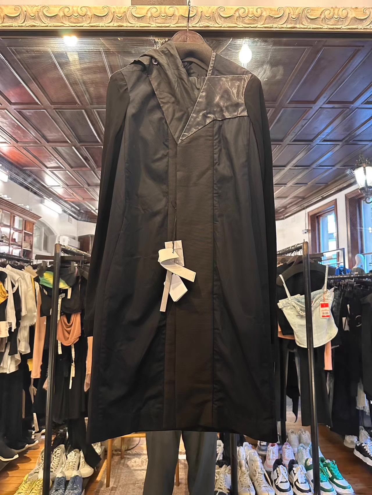Rick Owens Rick Owens 12SS Runway Collage Leather‑Patch Coat Ｑ25 Size S / US 4 / IT 40 - 1 Thumbnail