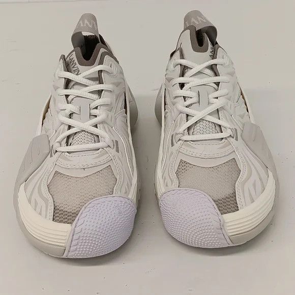 Lanvin Lanvin Flash X White Mesh Low-Top Sneakers - EU40/US10 Size US 10 / IT 40 - 4 Thumbnail
