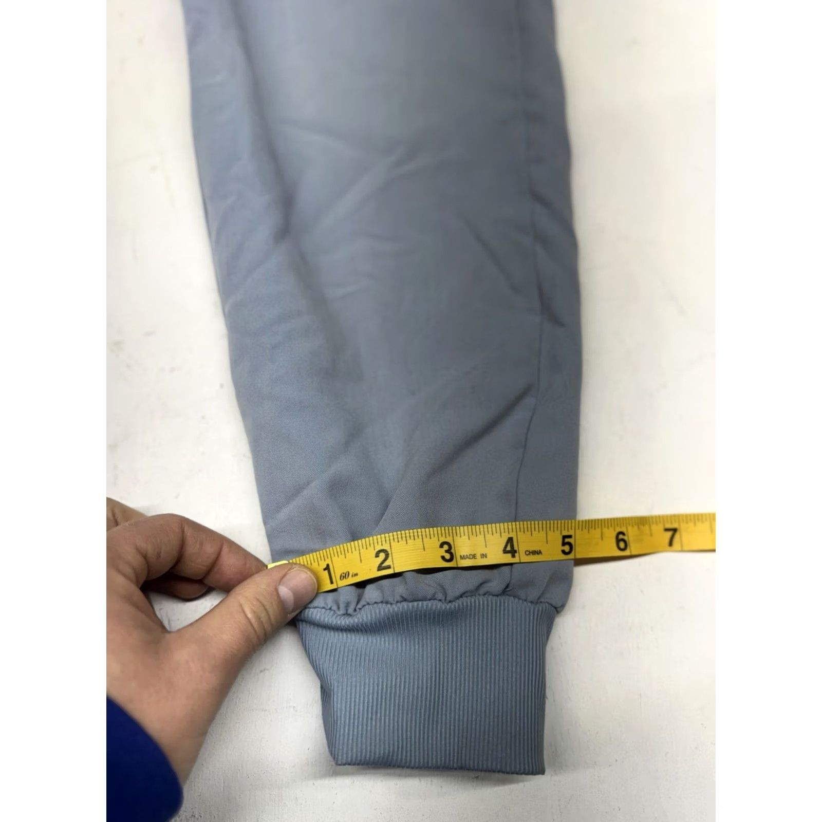 Vintage FIGS Zamora Jogger Scrub Pants Womens XS Gray Blue Pull On Elastic Waist Size 26" / US 2 / IT 38 - 6 Thumbnail