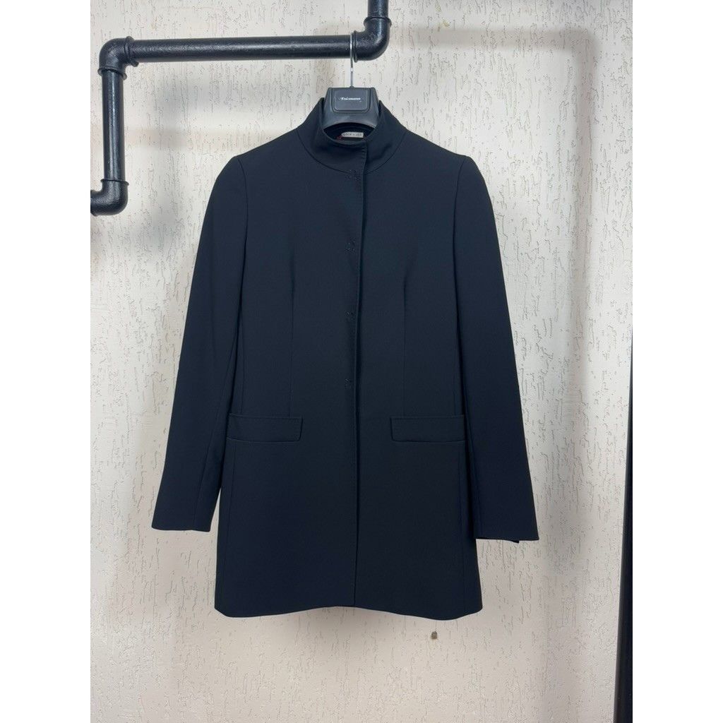 Max Mara Max Mara Studio Triacetate Black Jacket Coat Size 8 US Italy Size M / US 6-8 / IT 42-44 - 1 Thumbnail