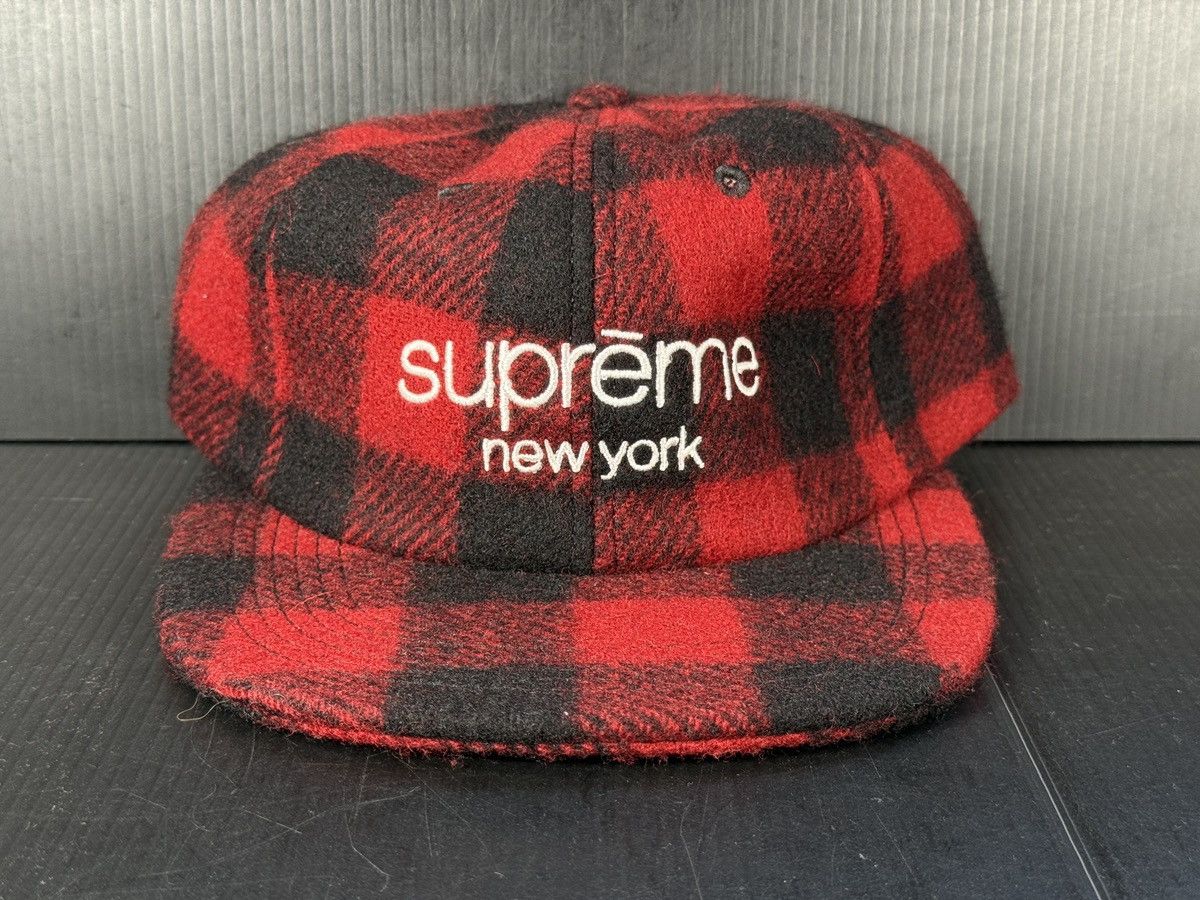Supreme SUPREME FW16 CLASSIC LOGO WOOLRICH RED BUFFALO CHECK 6 PANEL Size ONE SIZE - 1 Thumbnail