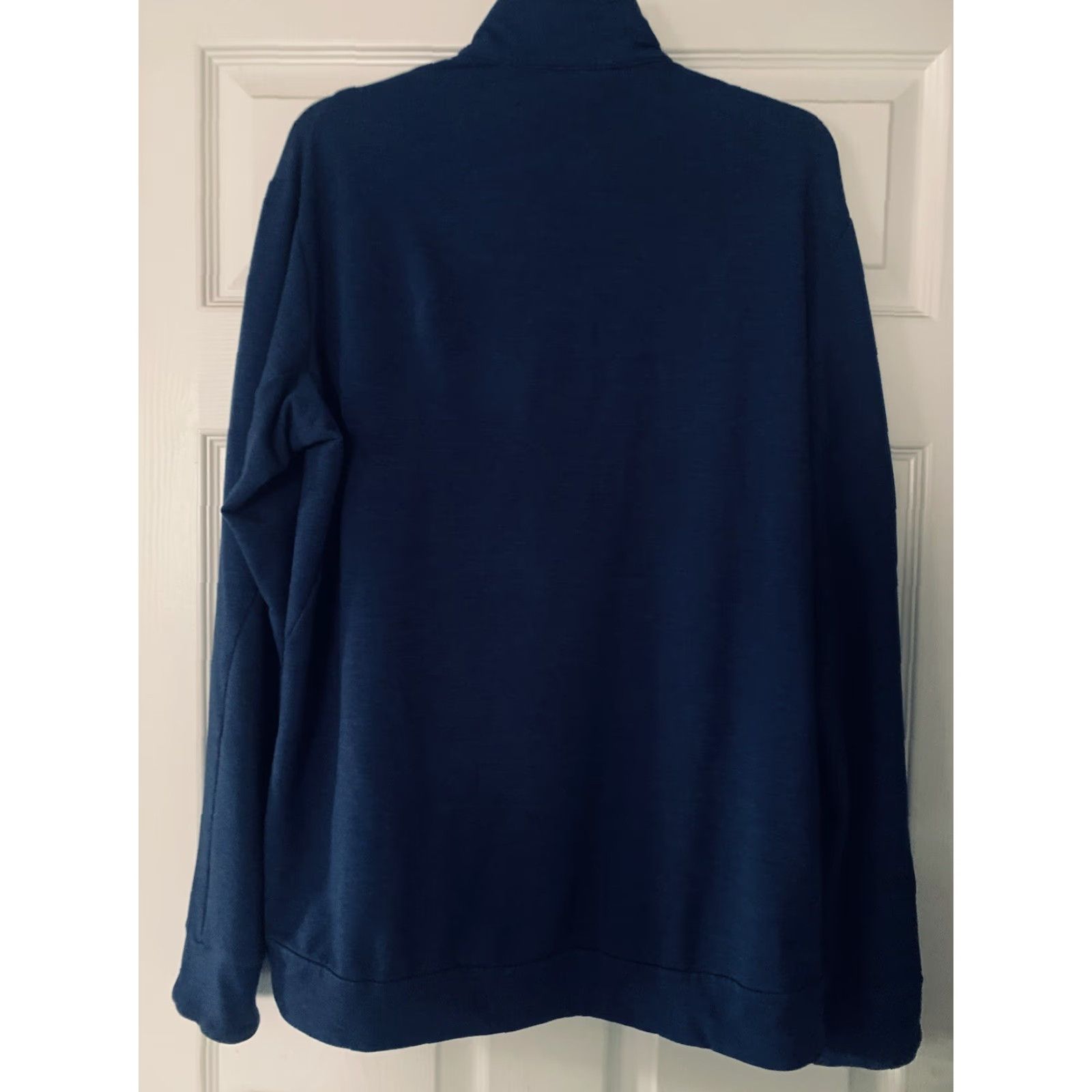 Nike Nike Dri-Fit Jacket Blue L/Sleeve 1/4 Quarter Zip Pullover Jacket Mens L Size US L / EU 52-54 / 3 - 5 Thumbnail