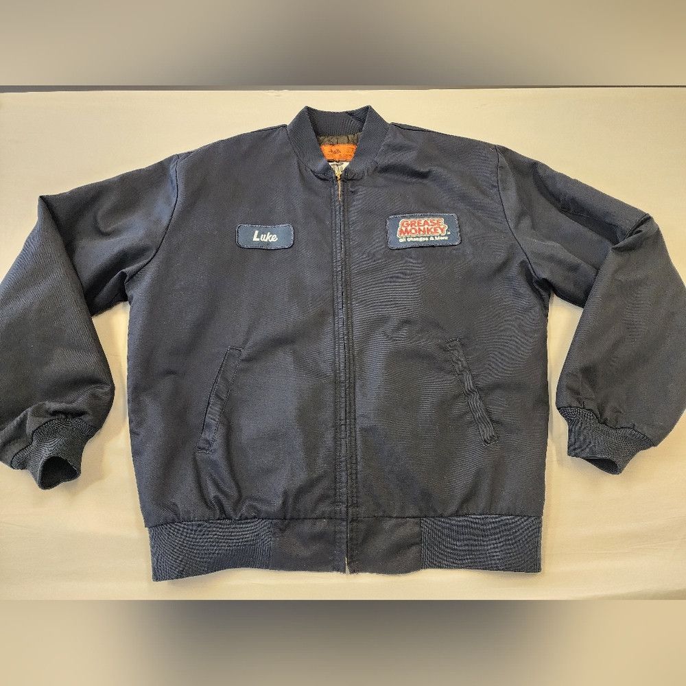Cintas Cintas Men's Navy Blue Bomber Jacket 2 Patches Workcore Lin Size US L / EU 52-54 / 3 - 4 Thumbnail