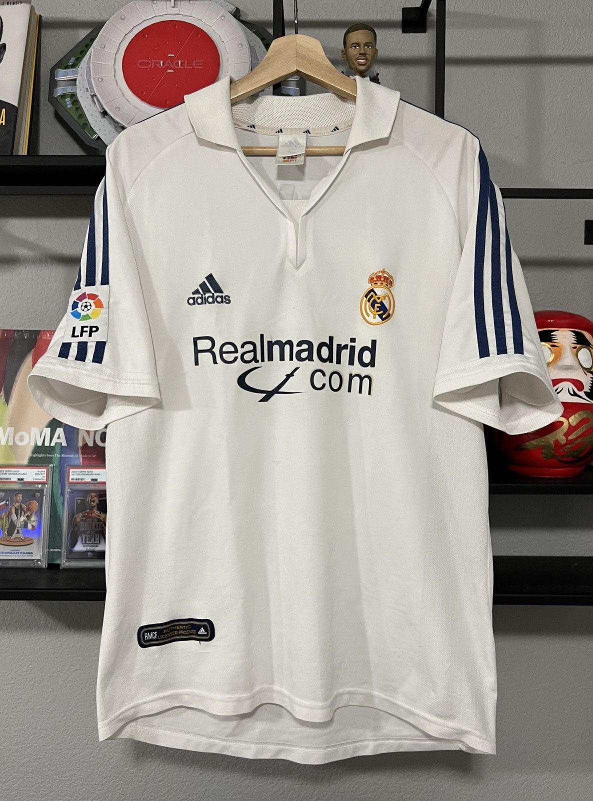 Zinedine Zidane 2001-02 Adidas Real Madrid Home Kit M