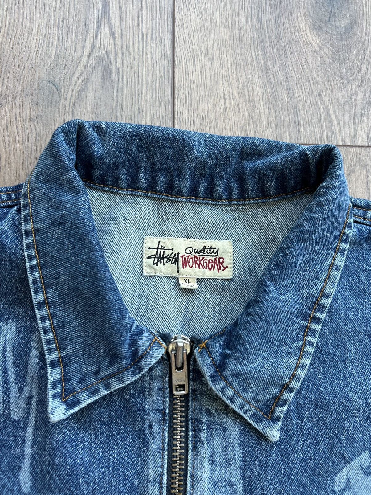 Stussy Stussy x Lance Mountain Denim Work Jacket XL Size US XL / EU 56 / 4 - 3 Thumbnail