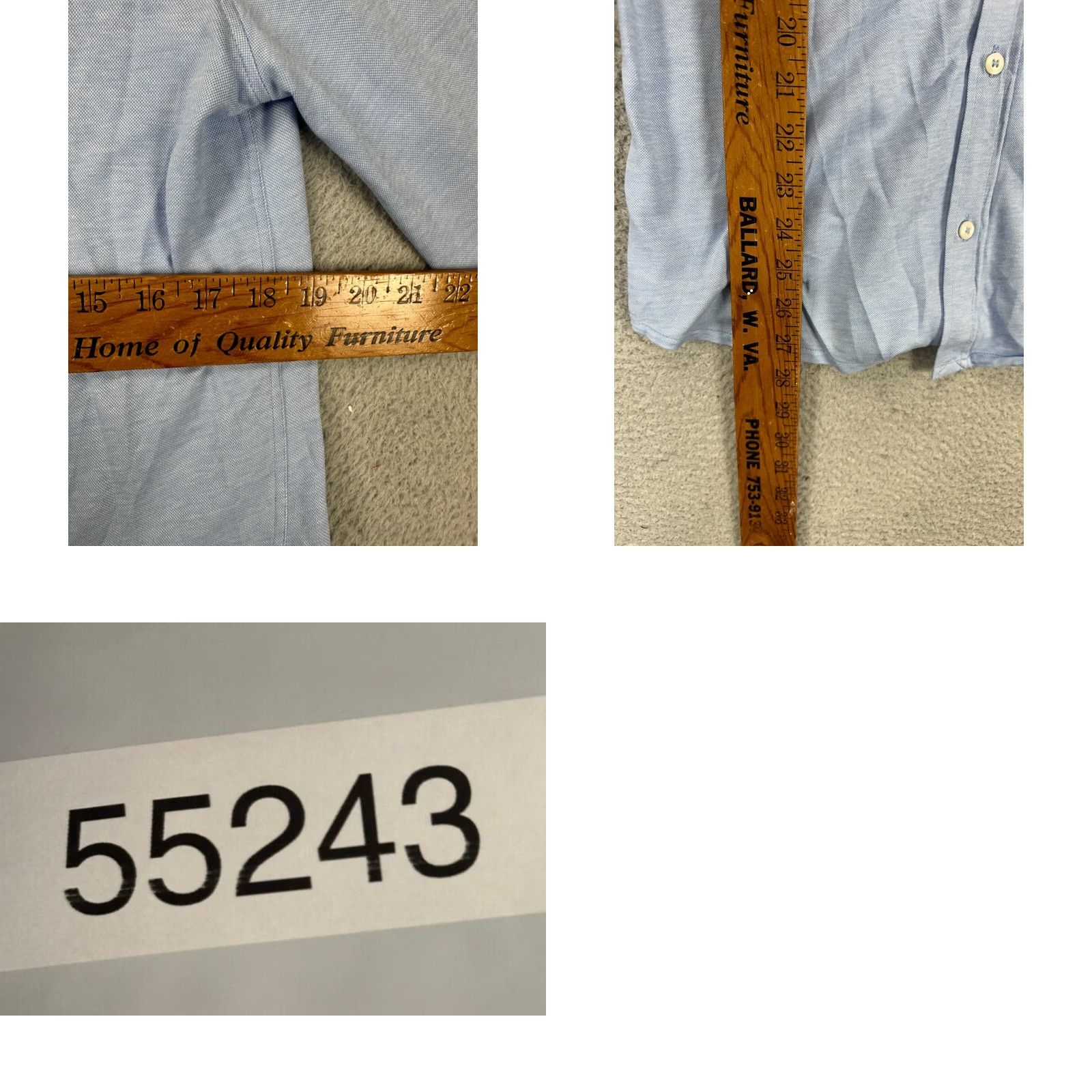Vineyard Vines Vineyard Vines Shirt Adult Small Light Blue Slim Fit Button Up Long Sleeve Mens Size US S / EU 44-46 / 1 - 8 Thumbnail