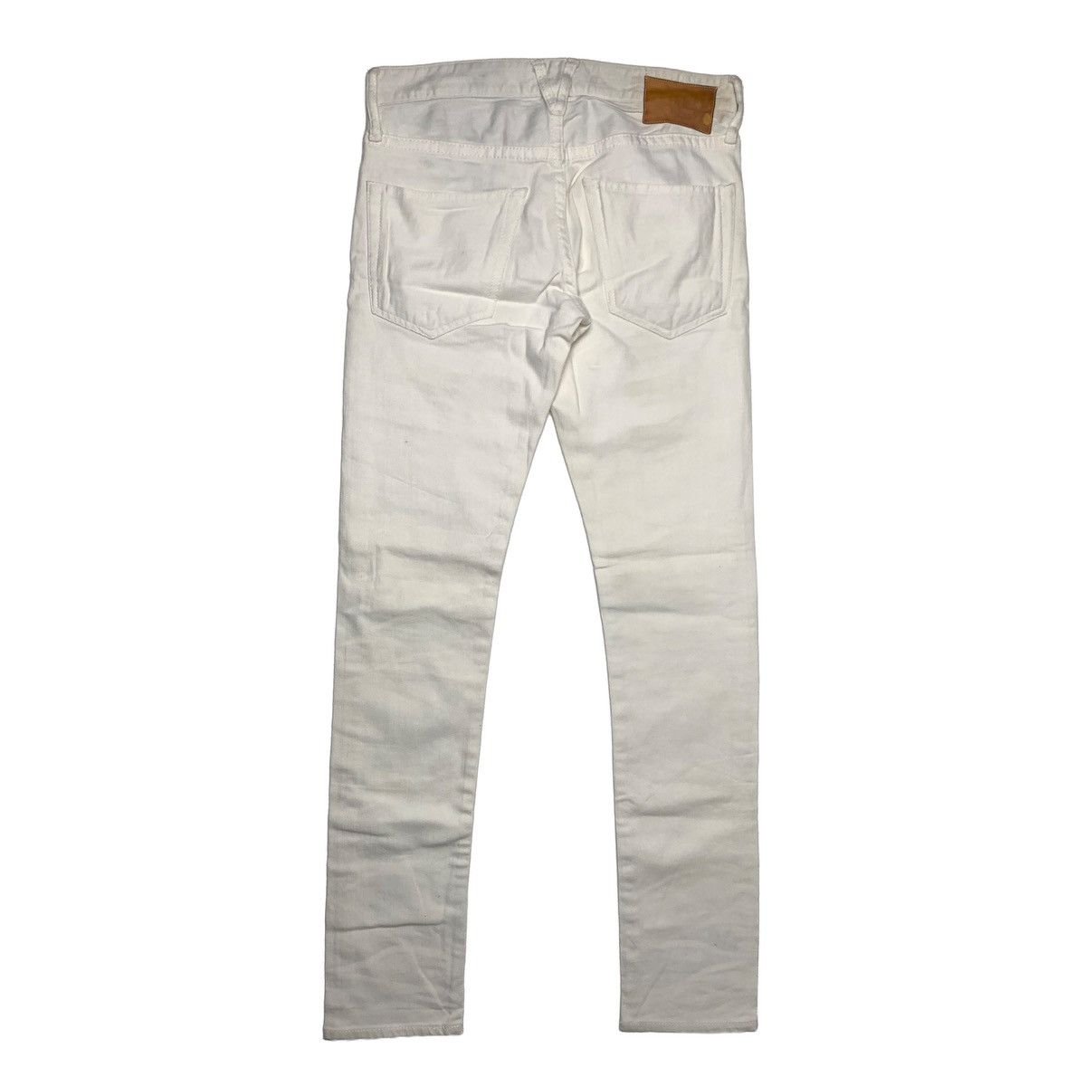 Vanquish Vanquish White Slim Denim Jeans Made in Japan W30 Size US 30 / EU 46 - 7 Thumbnail