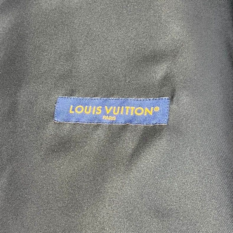 Louis Vuitton Louis Vuitton Black Leather Jacket with Logo-2506 Size US L / EU 52-54 / 3 - 3 Thumbnail