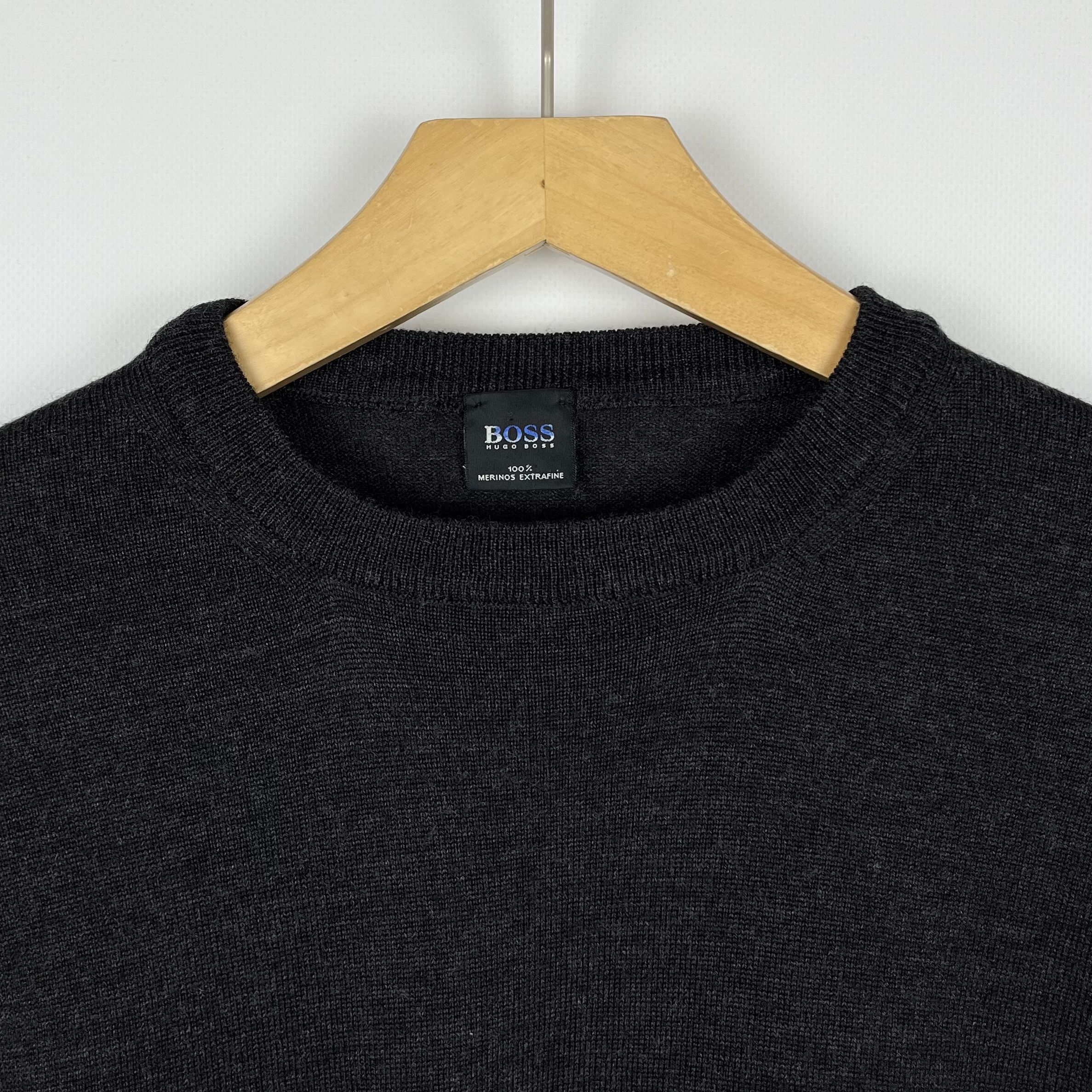 Hugo Boss Hugo Boss Merino Wool Crewneck Sweater Size US M / EU 48-50 / 2 - 6 Thumbnail