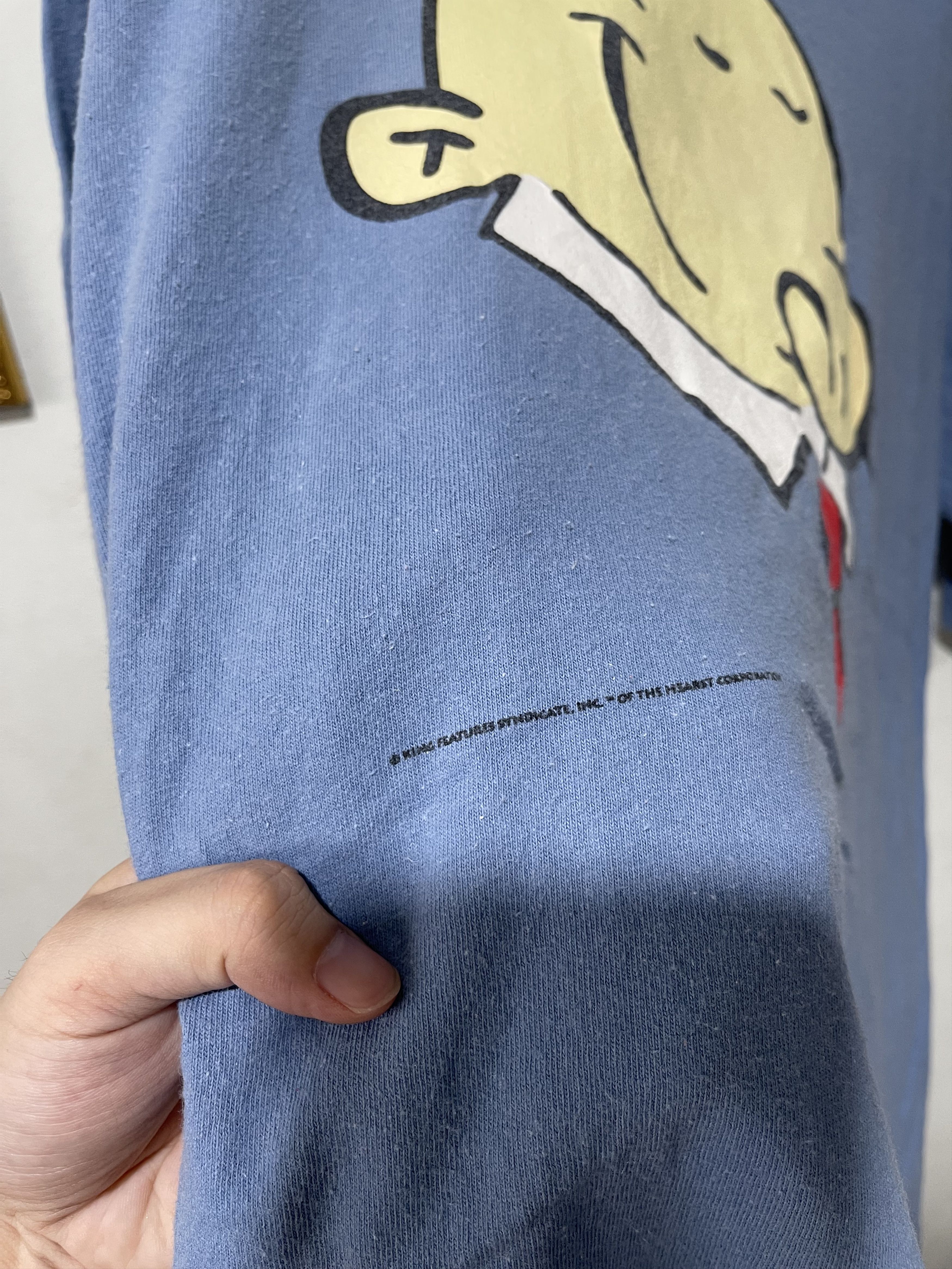 Vintage Vintage 90s Popeye WIMPY Hamburger Shirt Size US XL / EU 56 / 4 - 3 Thumbnail