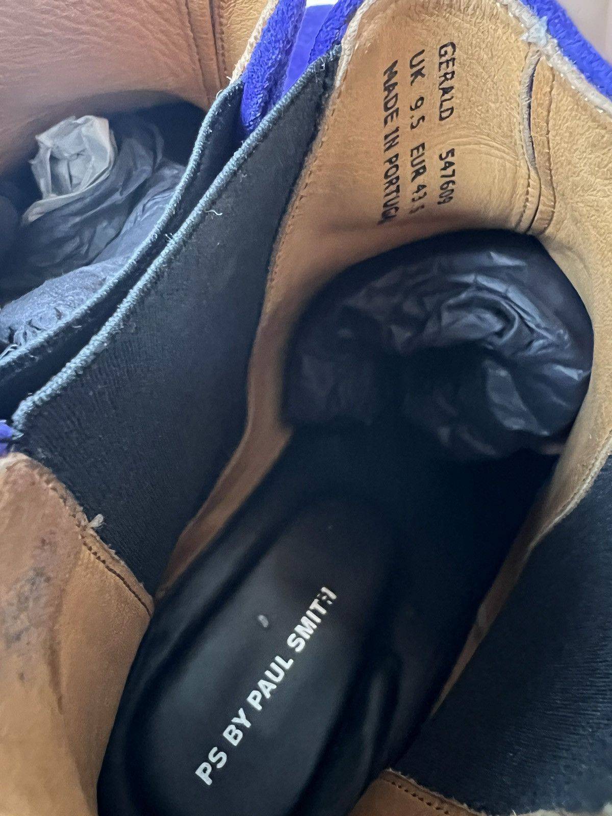 Paul Smith Royal blue suede Chelsea boots Size US 10.5 / EU 43-44 - 5 Thumbnail