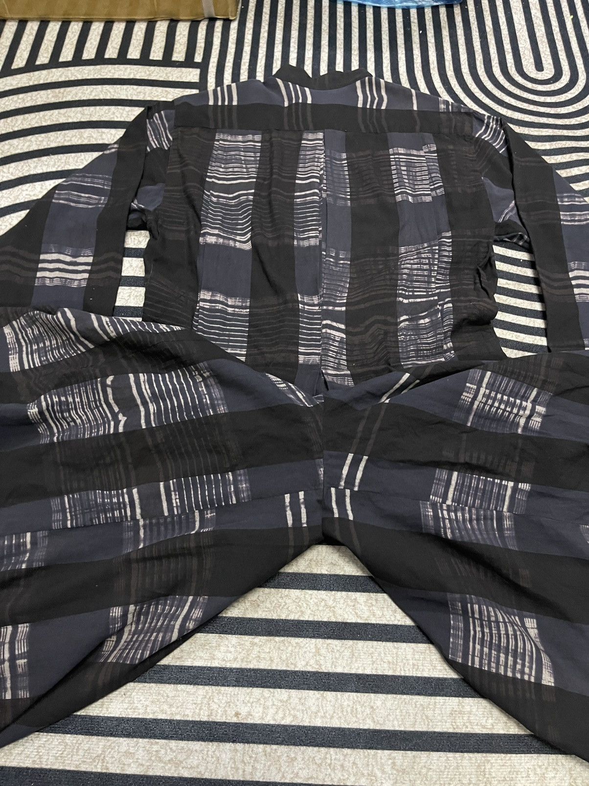 Issey Miyake 80s ISSEY MIYAKE PERMANENTE PLAID PATTERN JUMPSUITS RARE Size US M / EU 48-50 / 2 - 16 Thumbnail