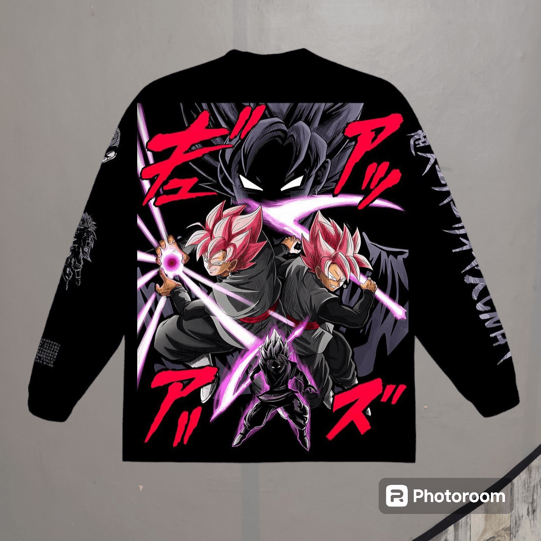 Anime × Japanese Brand Modern Dragon Ball Super : Black Goku Tee By Skaars Size US XL / EU 56 / 4 - 2 Thumbnail