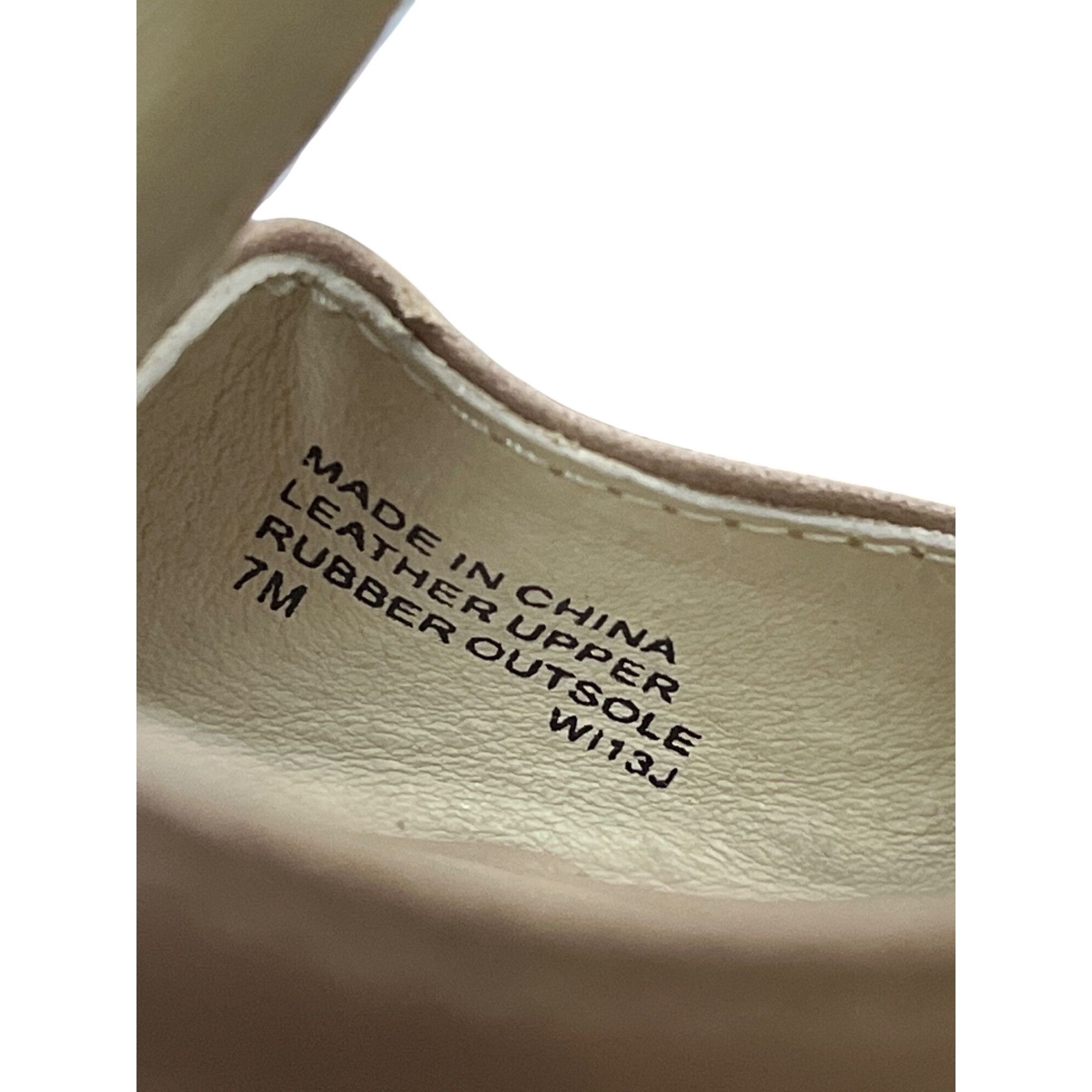 Michael Kors Michael Kors wms tan leather gold accent 4" wedge heels sz 7 Size US 7 / IT 37 - 6 Thumbnail