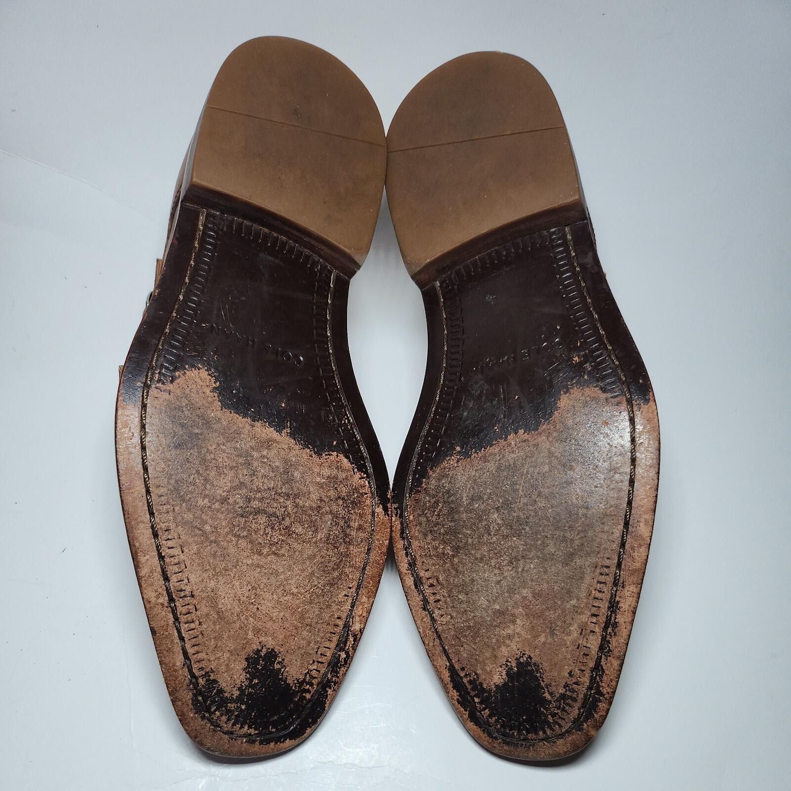 Cole Haan Cole Haan Brown Leather Double Monk Strap Shoes Sz 9 Size US 12 / EU 45 - 6 Thumbnail