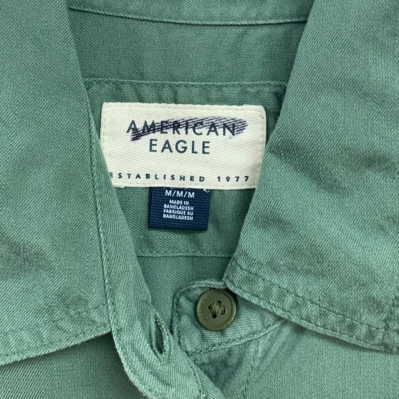 American Eagle Outfitters 2 New American Eagle Womens Medium Button Up Collared Shirts Size M / US 6-8 / IT 42-44 - 3 Thumbnail