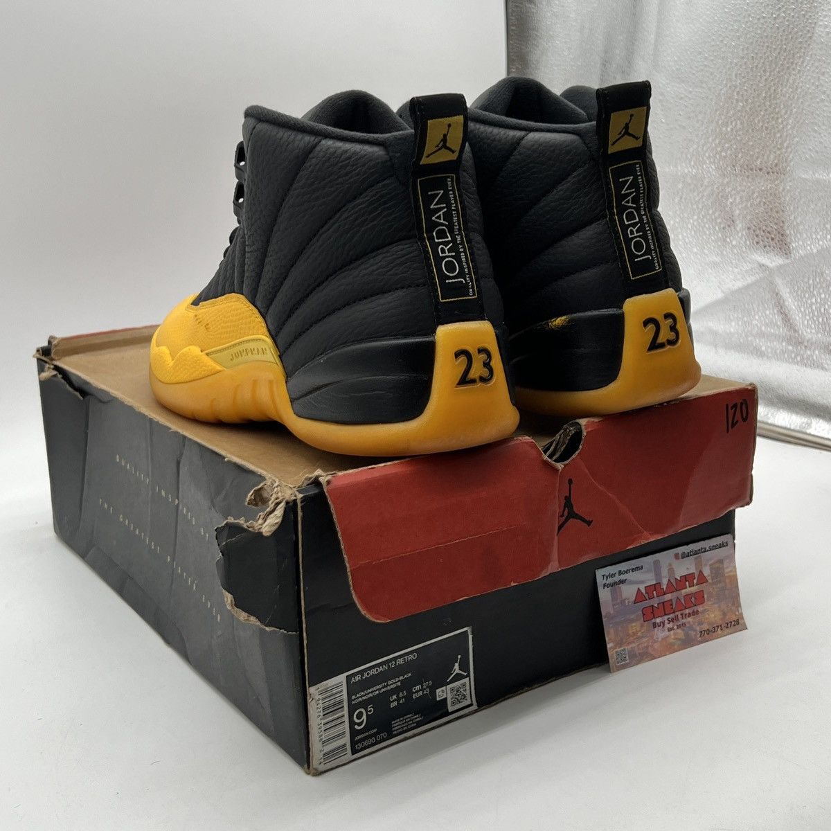 Jordan Brand Air Jordan 12 University Gold Size US 9.5 / EU 42-43 - 4 Thumbnail