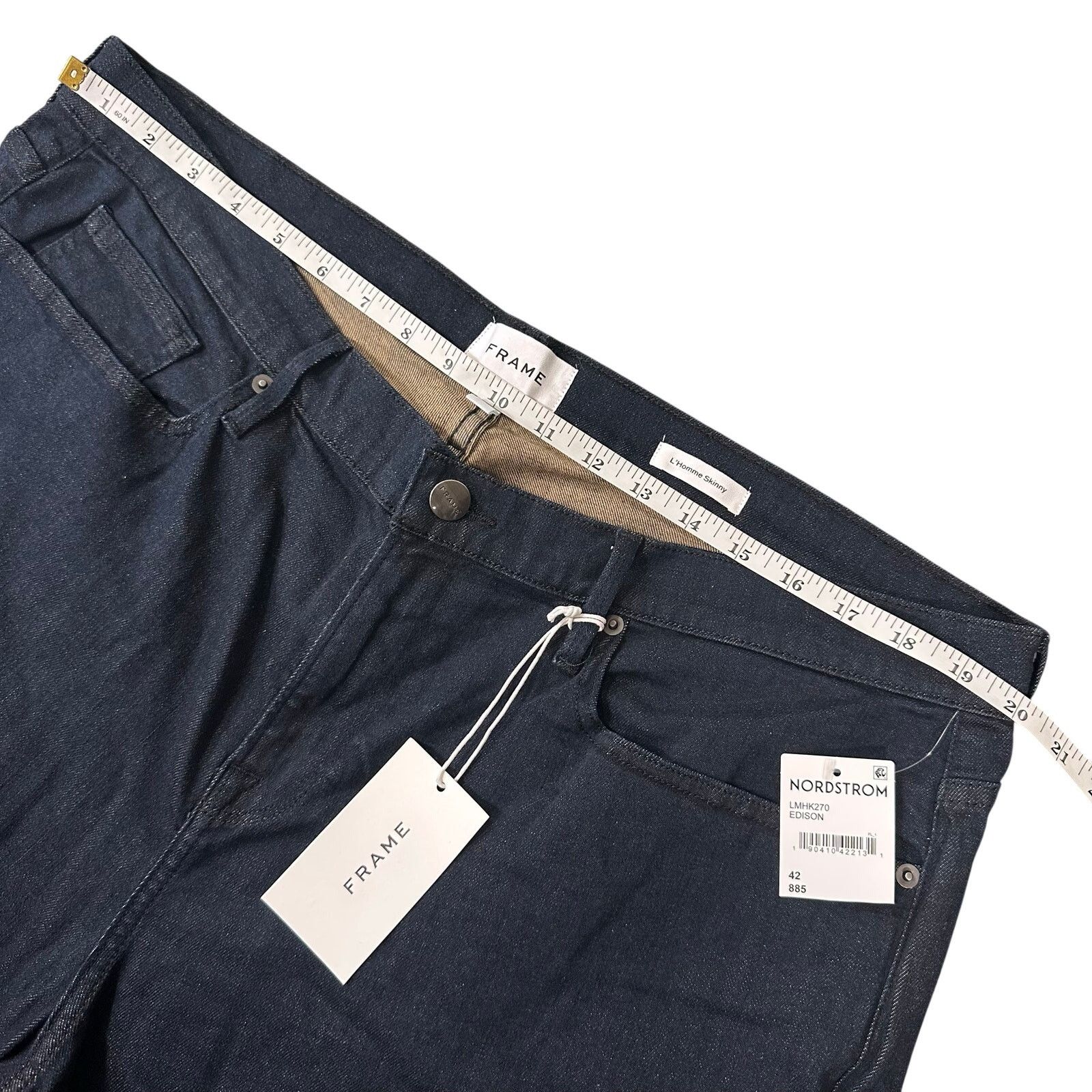 Frame FRAME Men's L'Homme Skinny Mid Rise Jeans Size 42 Size US 42 / EU 58 - 3 Thumbnail