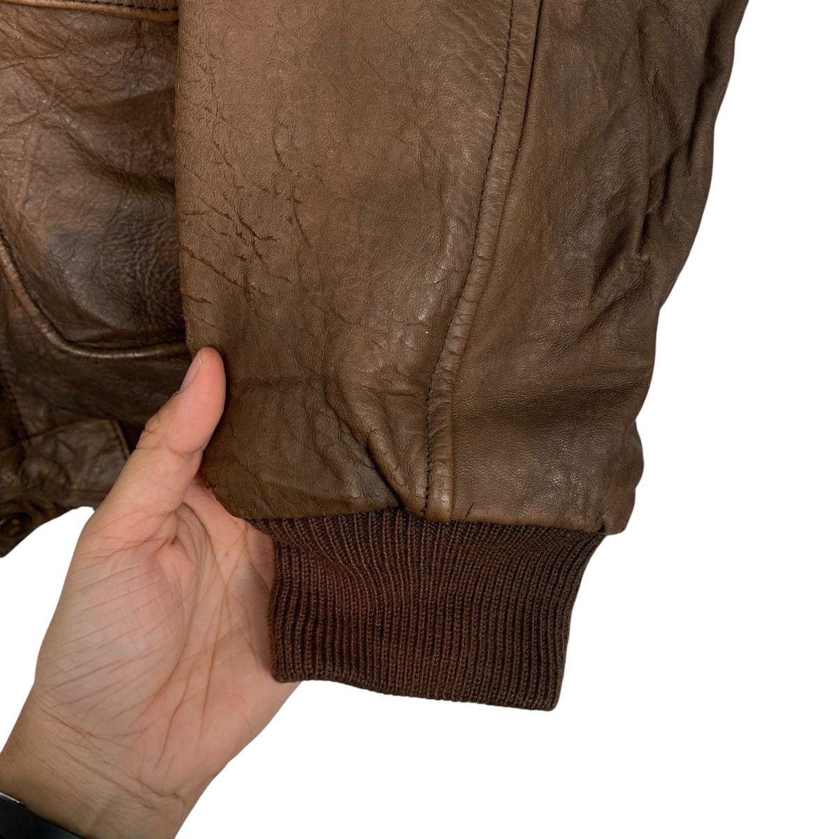 Japanese Brand Japanese Brand Sub Urban Tokyo Military Leather Jacket Size US M / EU 48-50 / 2 - 13 Thumbnail